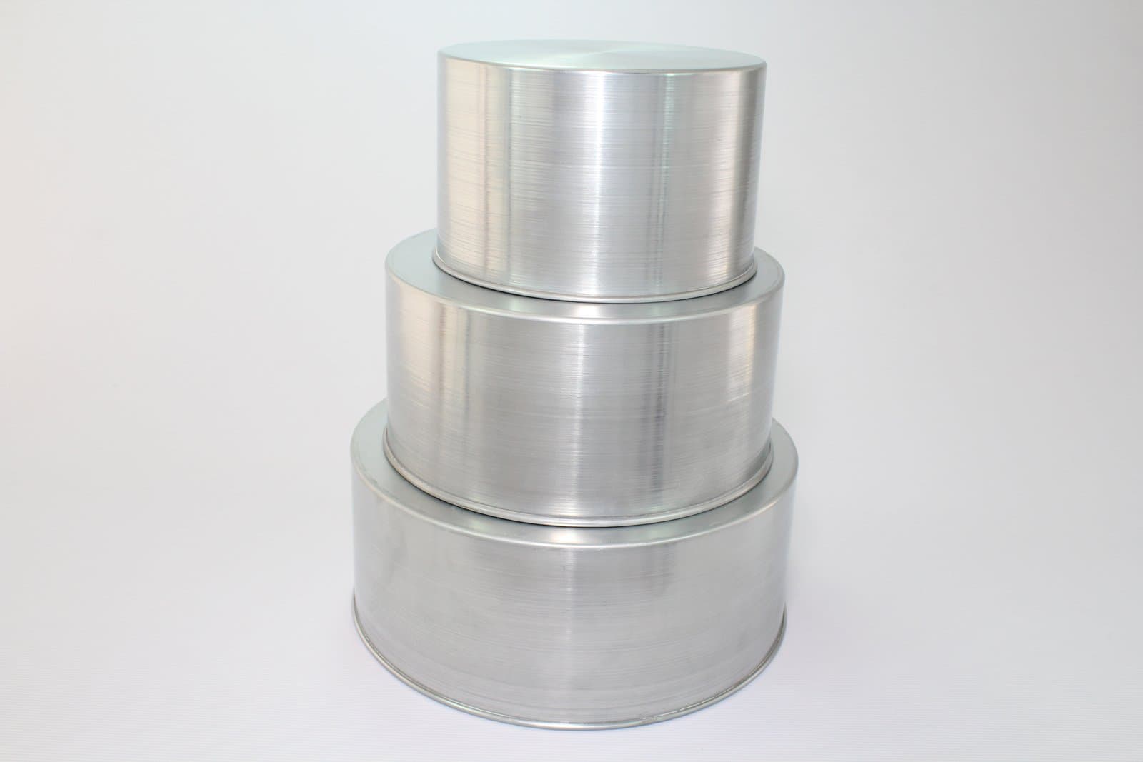 Honbeanify Round Cake Baking Tins - 3 Tier - 8 10 12-4" Deep - Wedding Cake Tins