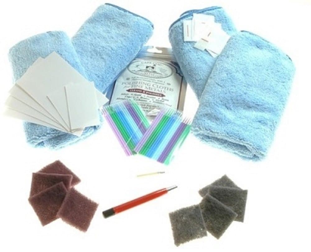 Ultimate Watch Care Refinishing Kit for All Finishes - with Plush Cleaning Cloths & Cloths for High Polish Refinishing