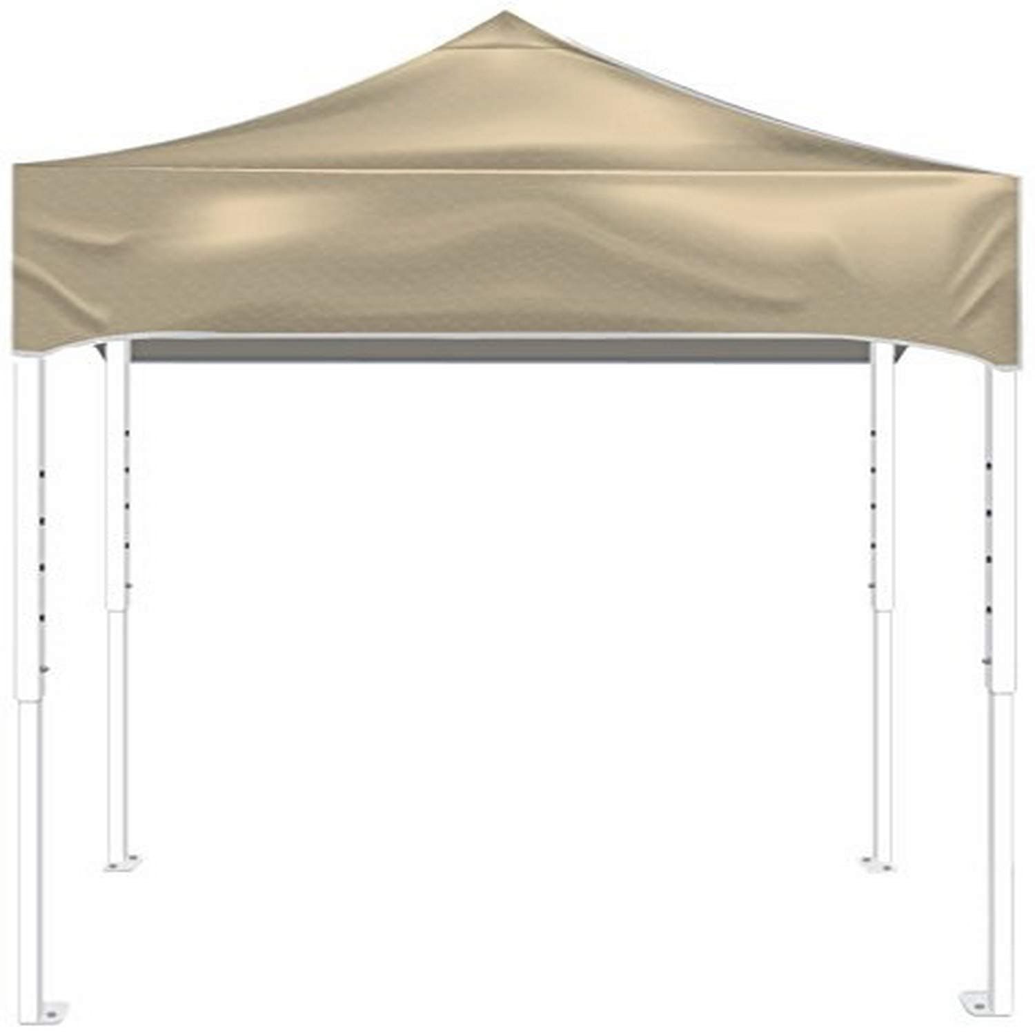 PS64C Party Shade Steel Frame Indoor/Outdoor Portable Canopy, 8 by 8-Feet, Cream