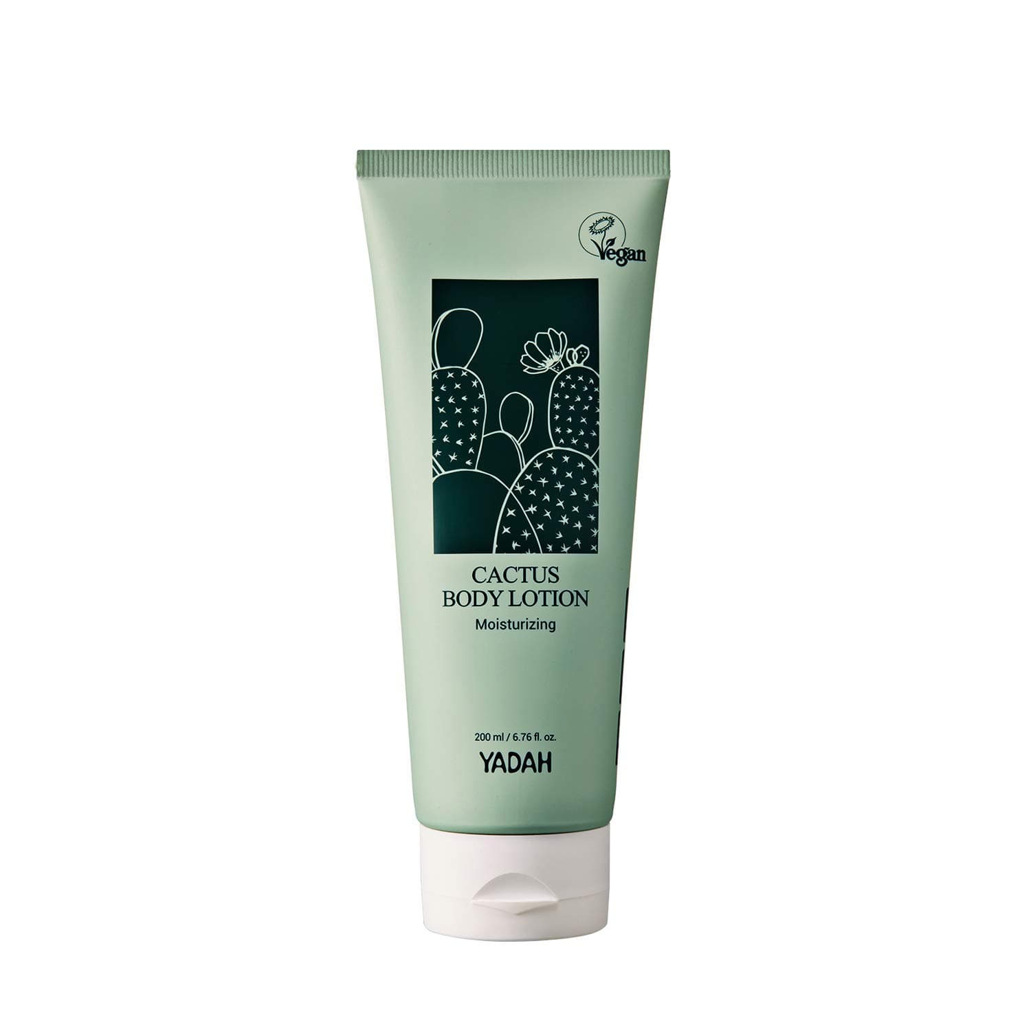 Cactus Body Lotion 6.76fl.oz. – 69.58% of Cactus instead of Water, Vegan Paraben Free Non Sticky Moisturizing Emulsion for Dry Sensitive Skin