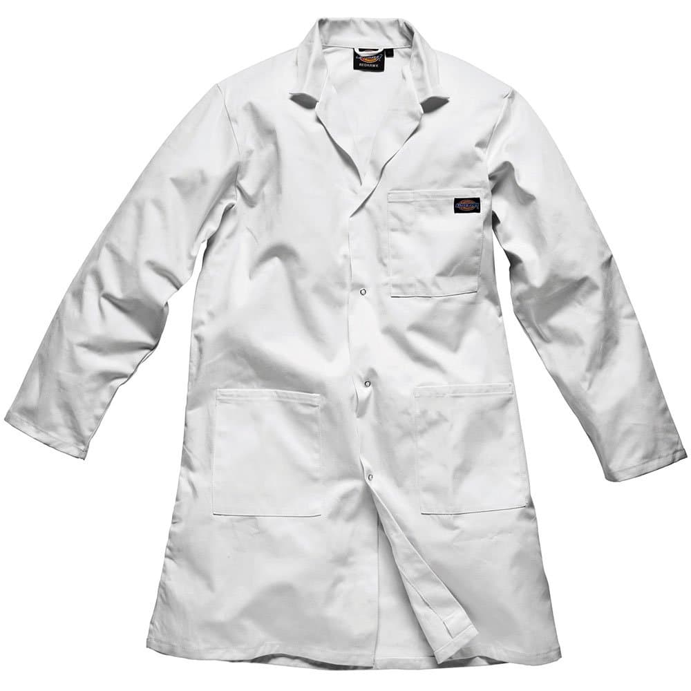 Dickies Redhawk Warehouse Coat / Mens Workwear (2XL) (White)