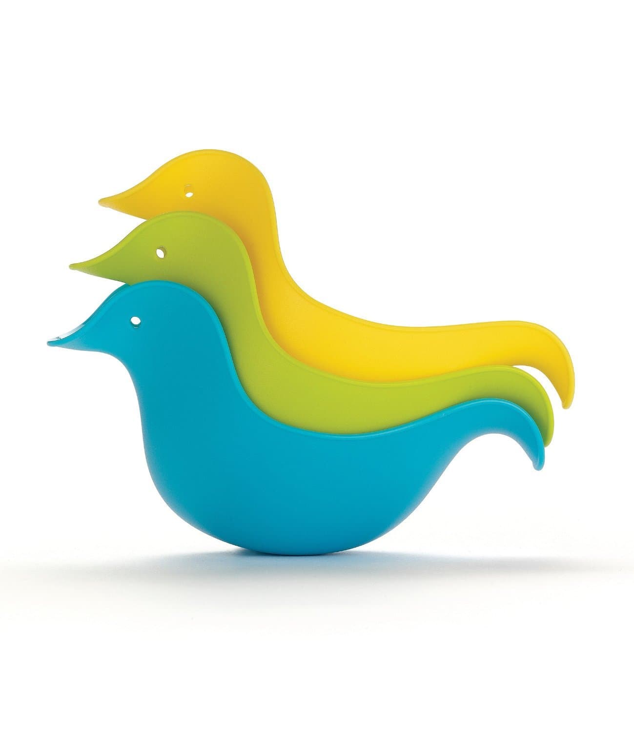 Skip Hop Bath Toys: Duncks Stack, Pour & Float Rinse Cups, Blue