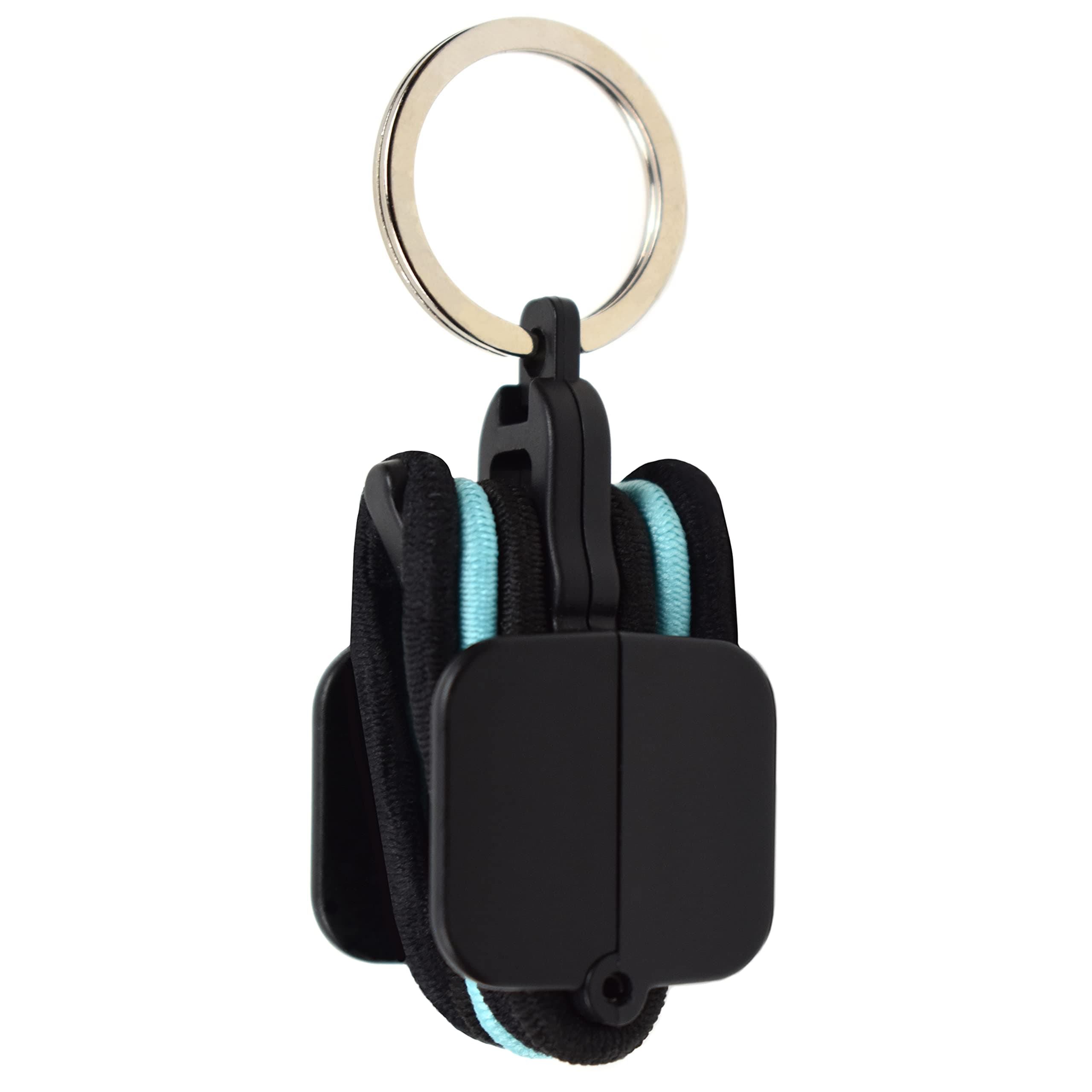 Portable Hair Tie Holder: Stylish Hair Tie Organizer with 3 Bonus Hair Ties