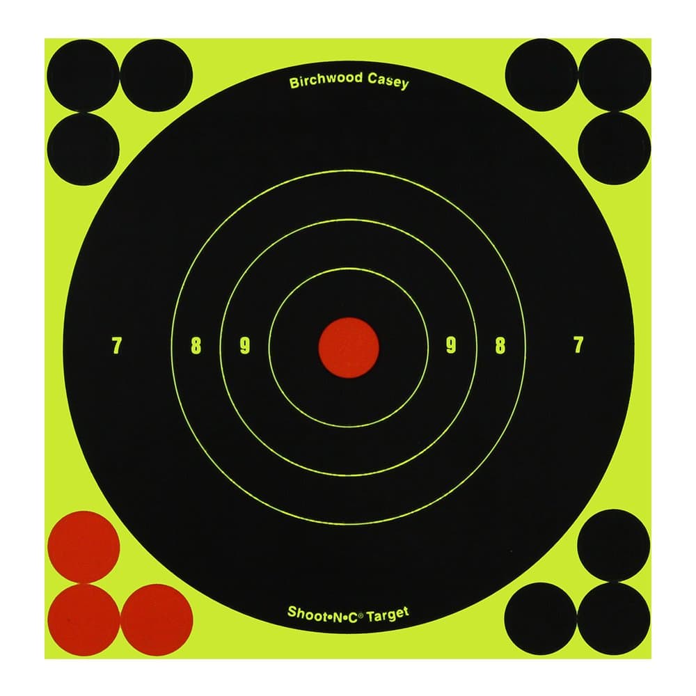 SHOOT-N-C 6-Inch Round Target (60 Sheet Pack)