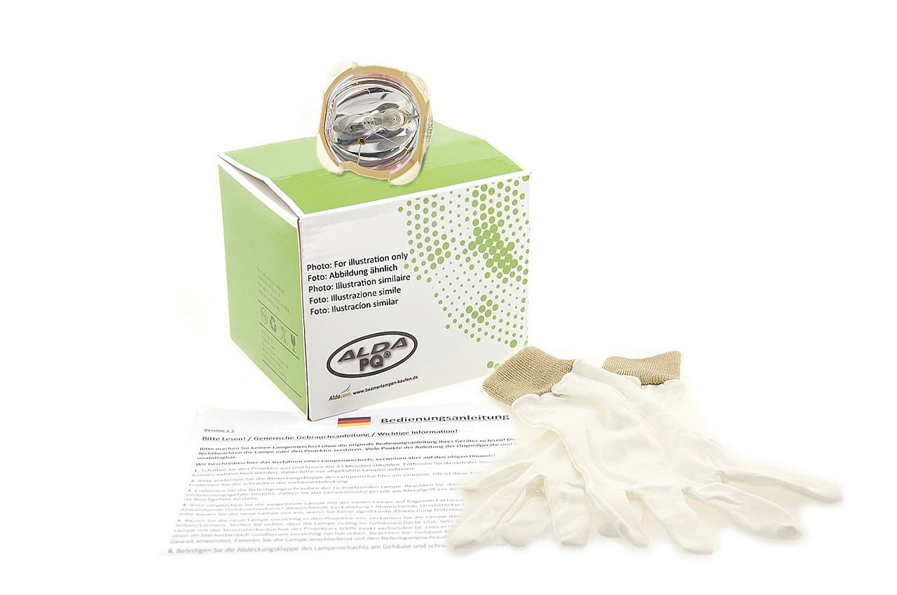 Alda PQOriginal, projector lamp for NEC M300W+ projectors, Rebuild Kit with Ushio Bulb without housing