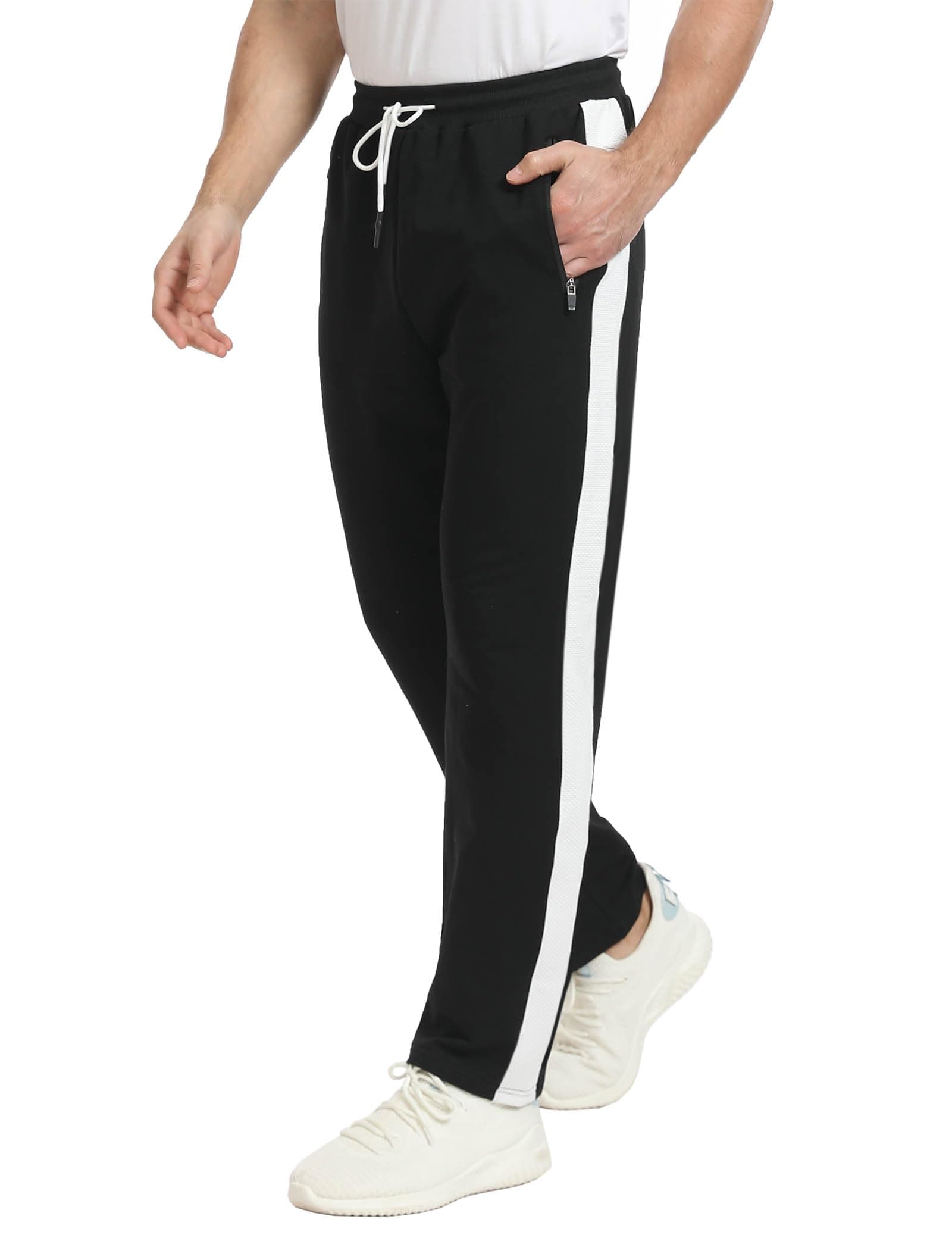 JustSunMens Tracksuit Bottoms Joggers Jogging Bottoms Zip Pockets