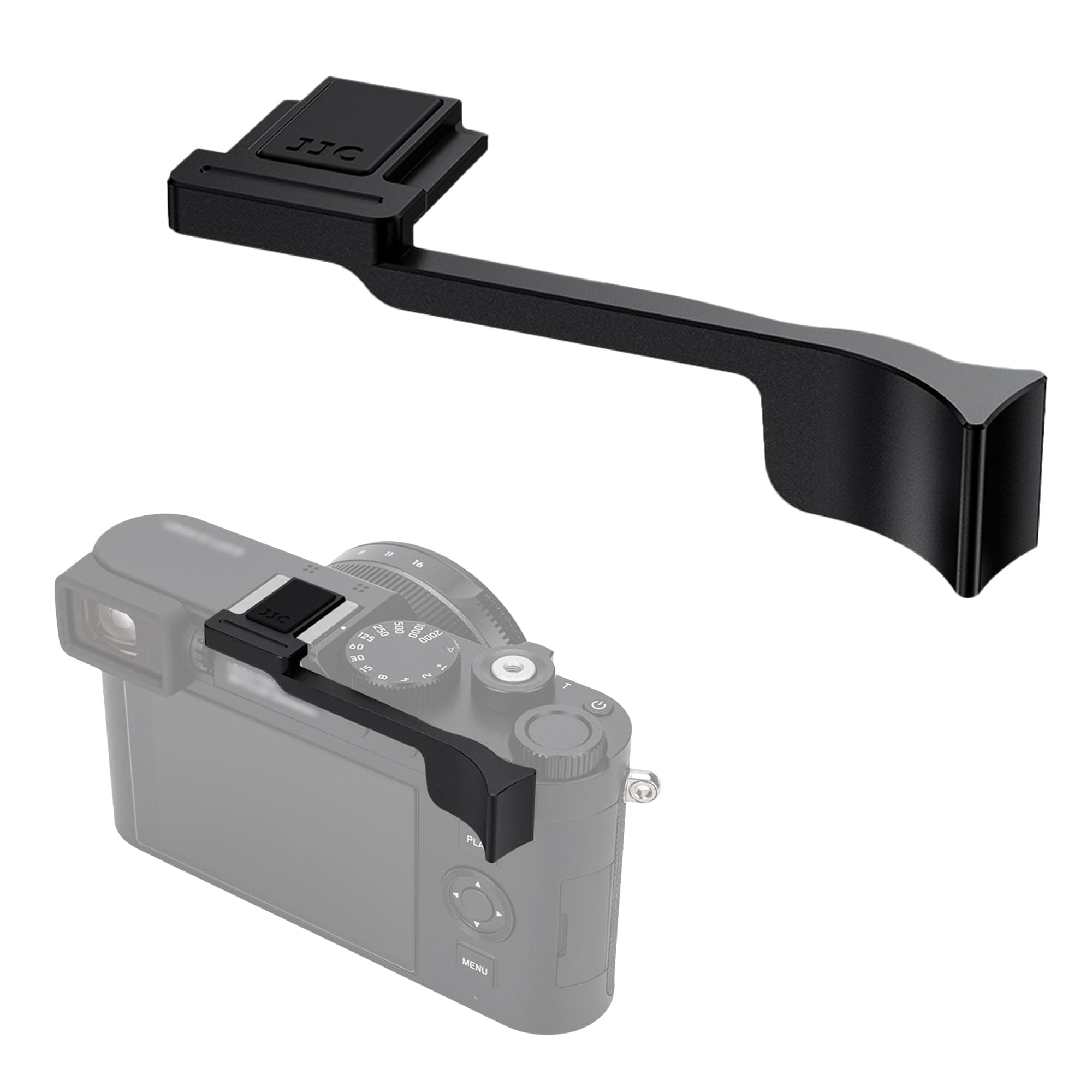 Thumb Up Grip for Leica D-LUX8 DLUX8, Aluminum Alloy Metal Thumb Grip with Hot Shoe Cover Protector Thumb Rest Support Holder, Not Affect The Use of DLUX8 Camera Buttons, D-LUX 8 Camera Accessories
