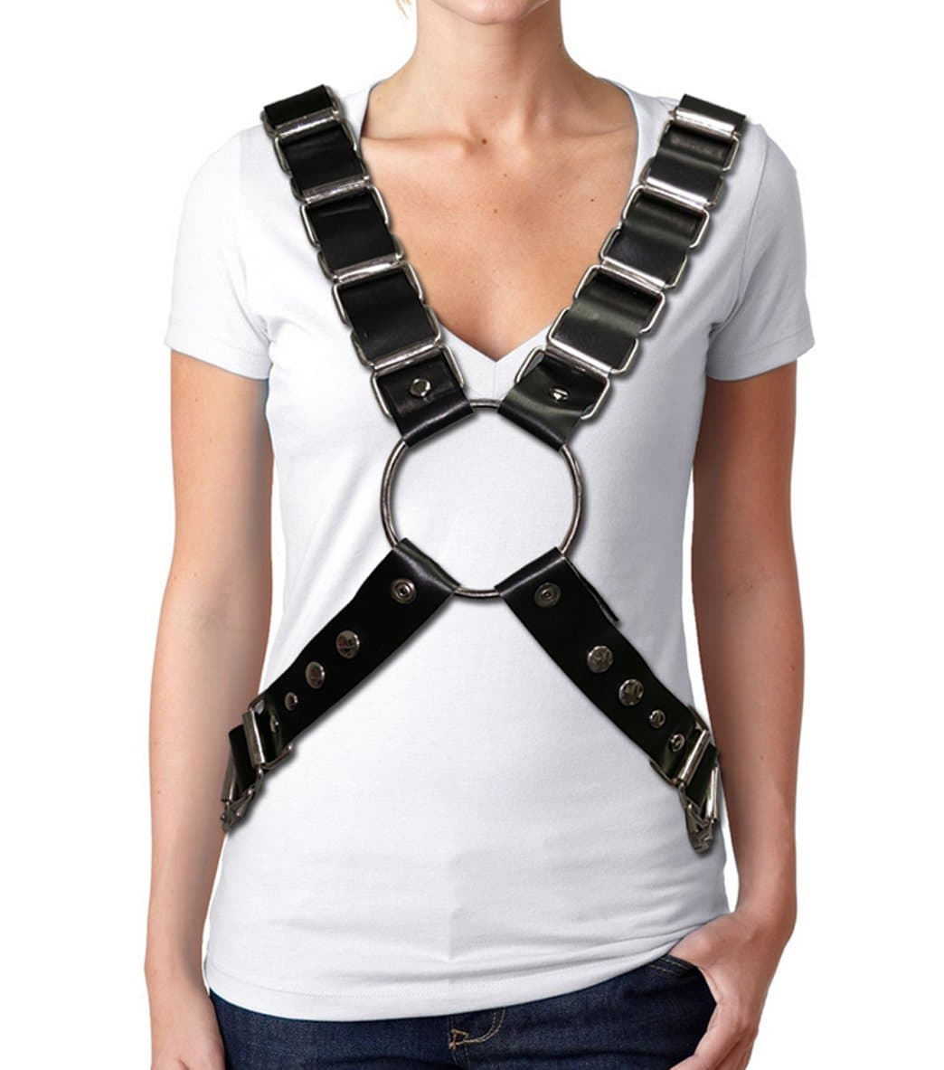 Big O Ring Celebrity Inspired Trendy Fashion Leather Body Belt Harness
