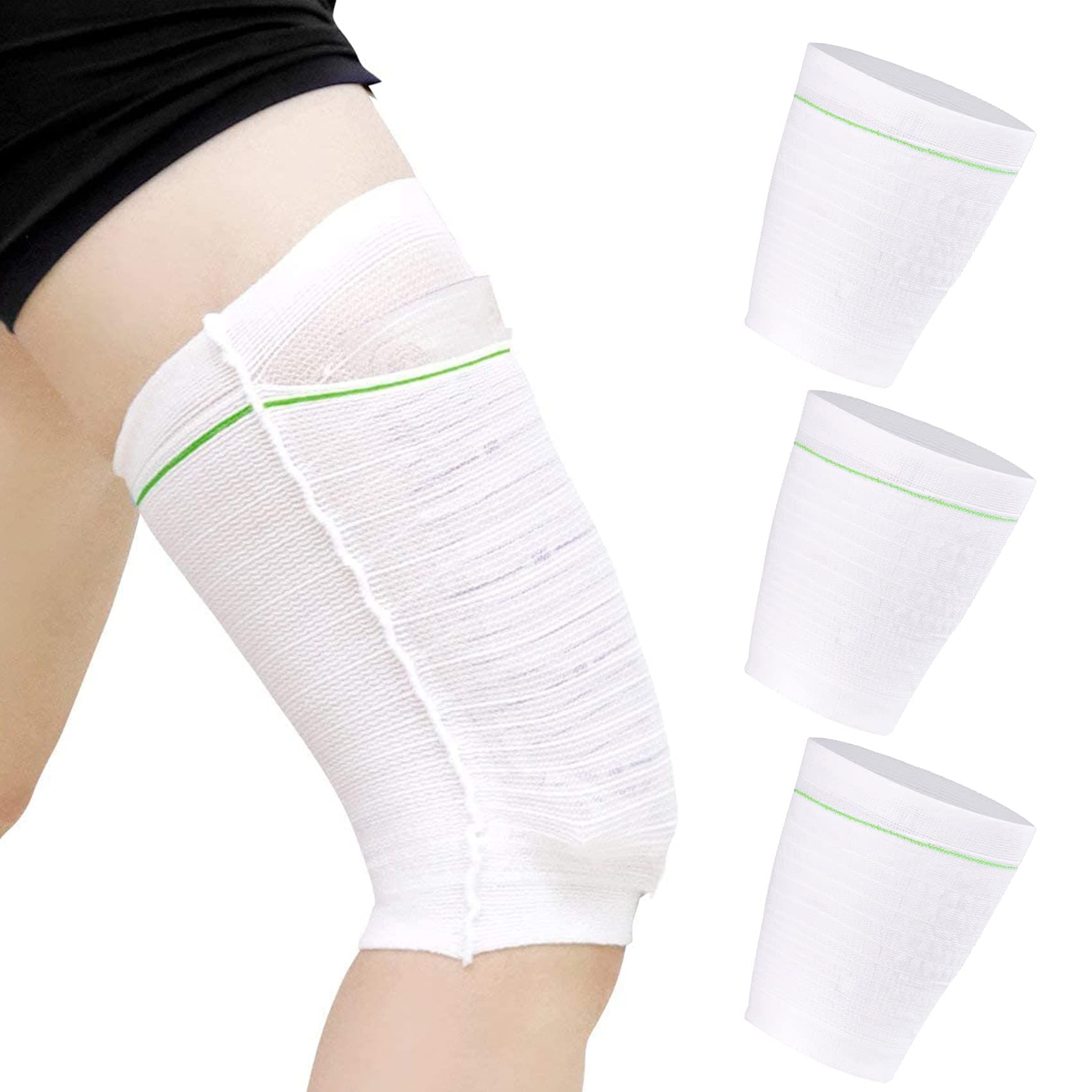 Urine Leg Sleeves 3 Count Urinary Drainage Catheters Bags Holders for Incontinence Supplies Strong Care Support & Fixed Provided X-Large