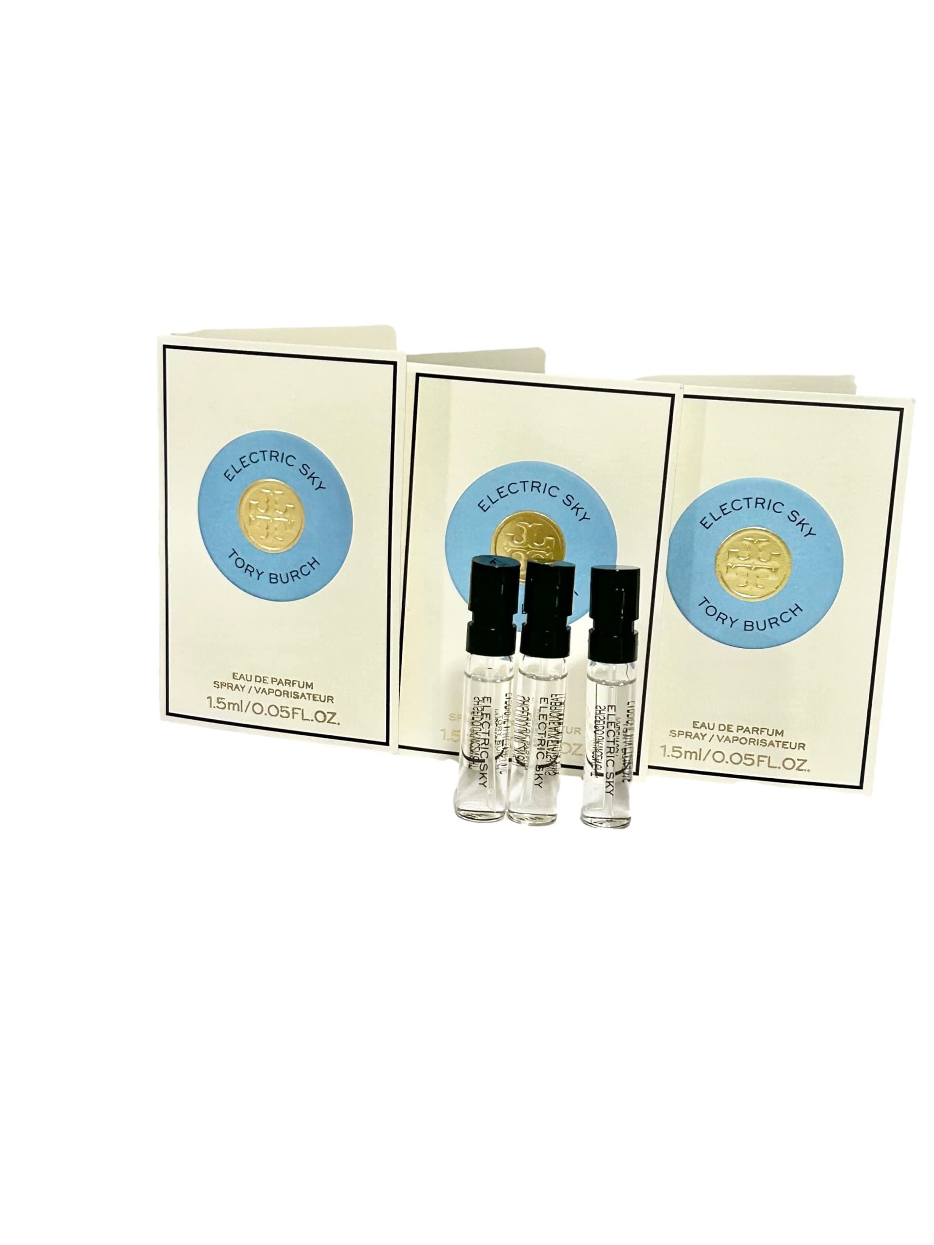 Electric Sky Eau De Parfume Sample Spray Women Perfume 1.5 ml / 0.05 oz (set of 3)