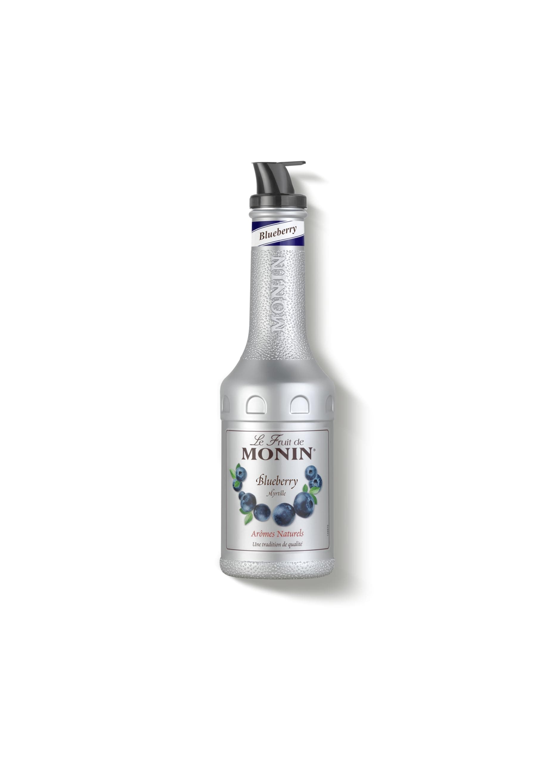 MONIN Blueberry Fruit Mix Puree 1 Litre for Cocktails, Smoothies and Mocktails. Vegan-Friendly, Allergen-Free, 100% Natural Flavours and Colourings. 2-in-1 Blueberry Puree and Sugar Syrup Hybrid