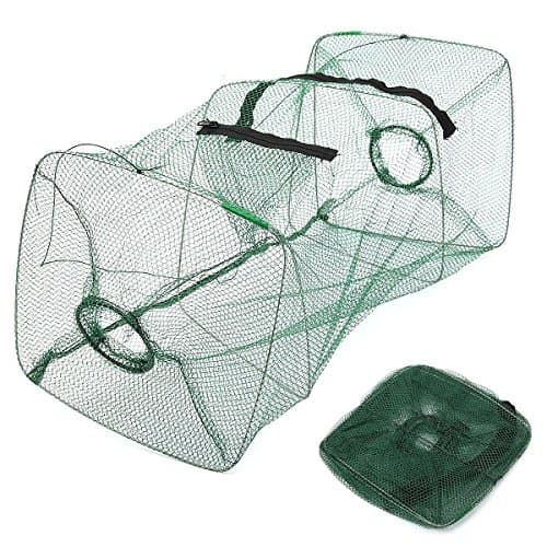 Foldable Fishing Bait Trap Cast Dip Net Cage Crab Fish Minnow Crawdad Shrimp,fishing trap cast net,fishing lure set,fishing tackle by Randall Elliott
