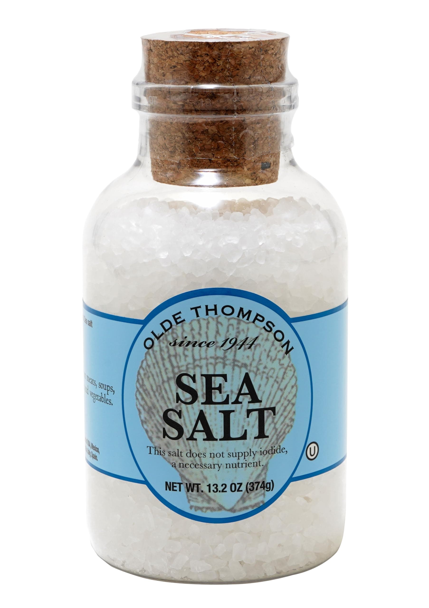 Olde Thompson Sea Salt, Coarse Grain, Refill For Salt Grinders, 13.2 Ounce