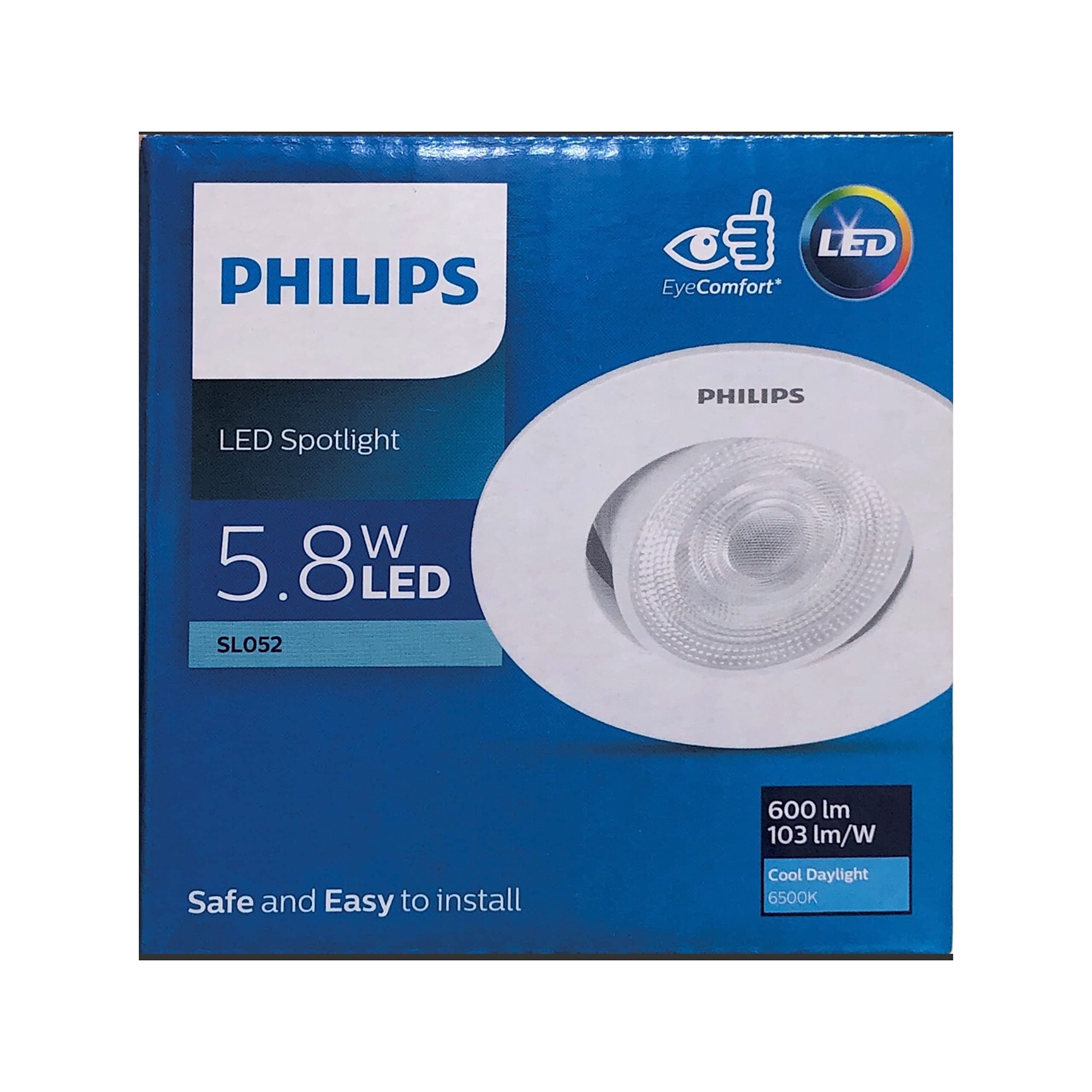 Philips LED Spotlight SL052 RD SPOT 070 5.8W 65K WH WV MET - CoolDayLight