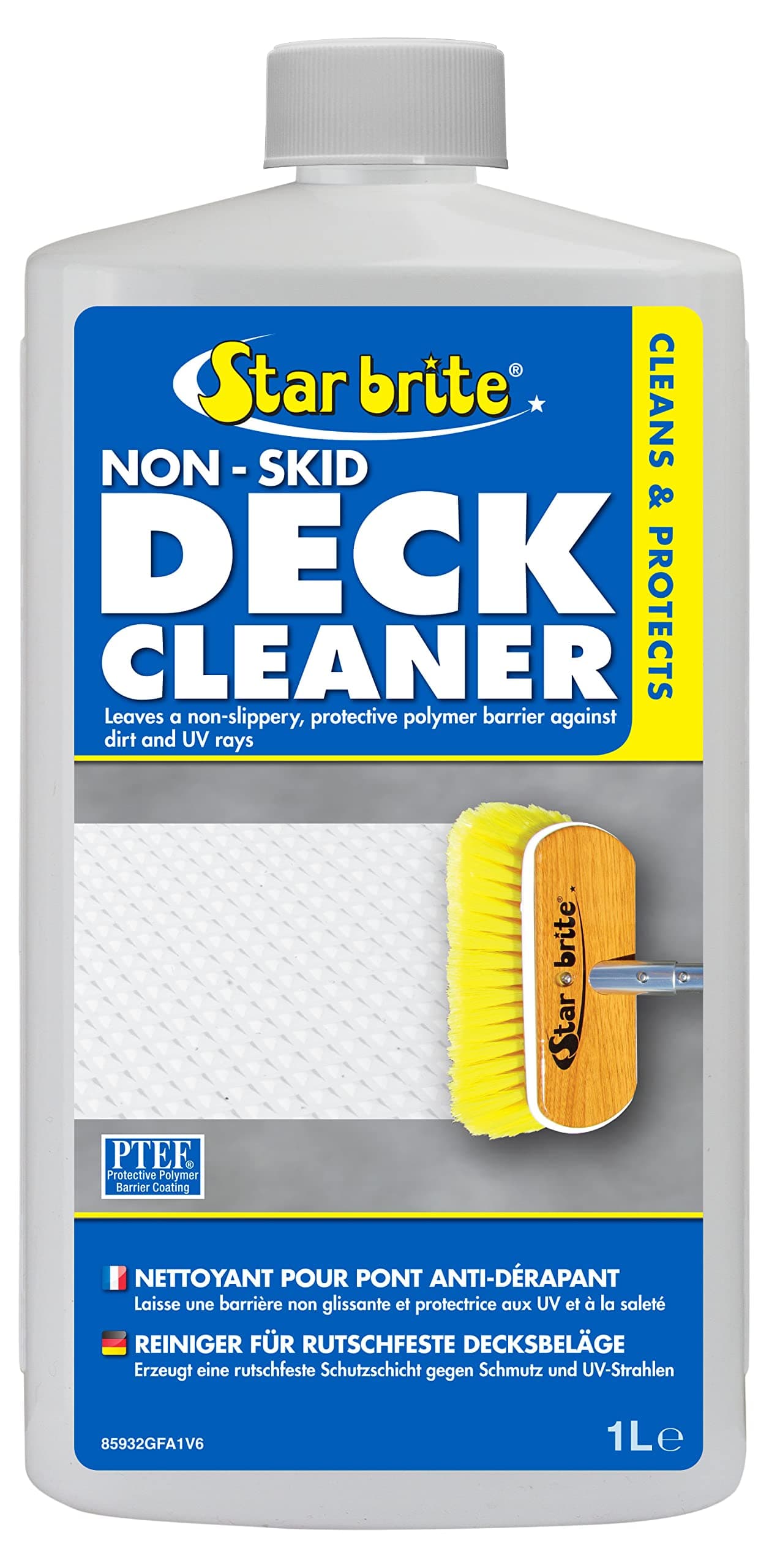 STAR BRITENon-Slip Deck Cleaner & Protection - Wash Dirt from Non-Slip Surfaces and Protect It From Future Stains