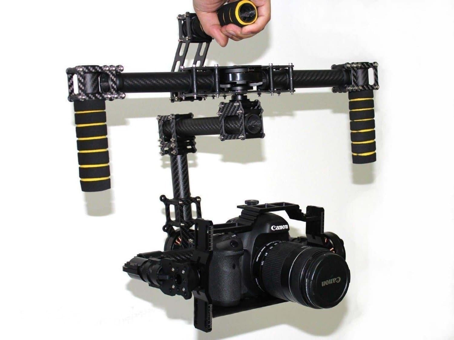 Yiguo Brushless 3-Axis HHG5D EagleEye Dslr Camera Handheld Gimbal Carbon Fiber Camera Mount Stabilizer