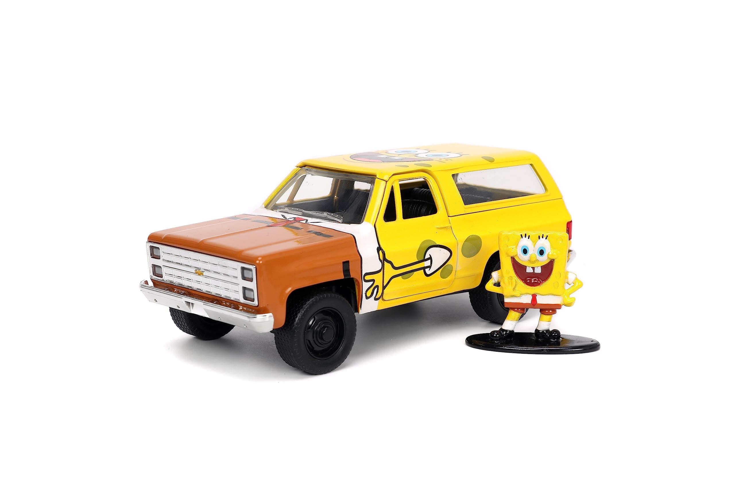 Jada - 1:32 HWR - 1980 Chevy K5 Blazer With Spongebob Figure