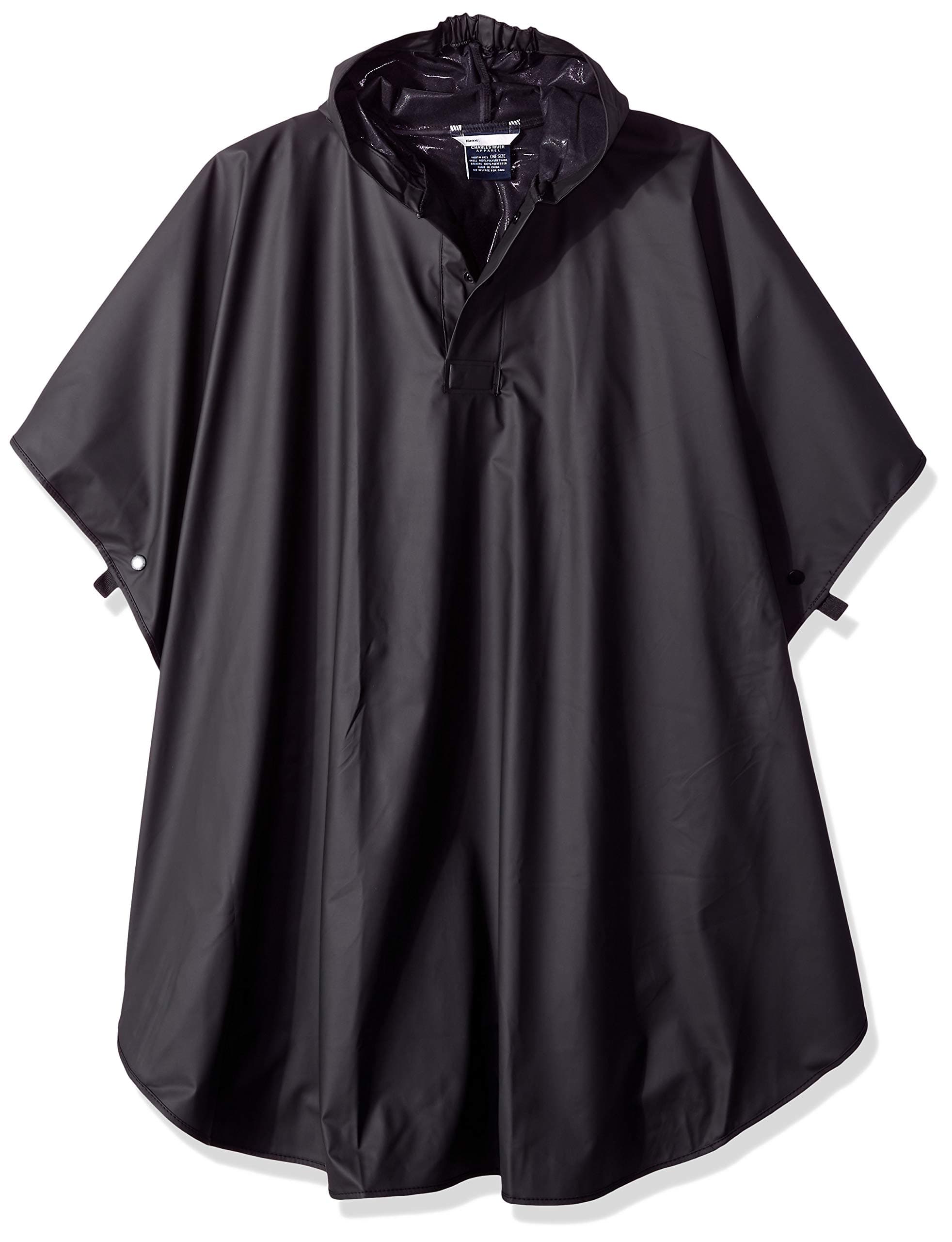 Kids' Pacific Poncho, Black, One Size