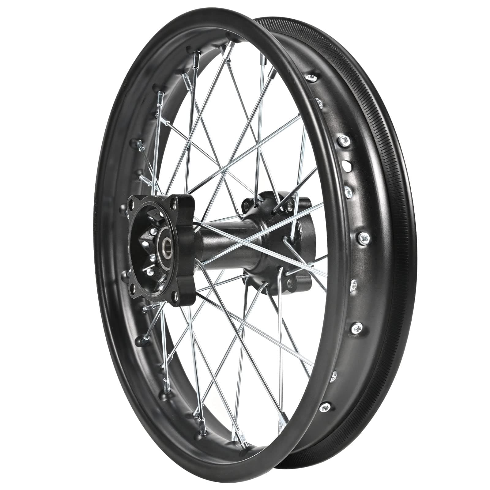 Rear Wheel Rim Hub for Motocross Off Road Dirt Pit Bike (90/100-14 (12mm Bearing))