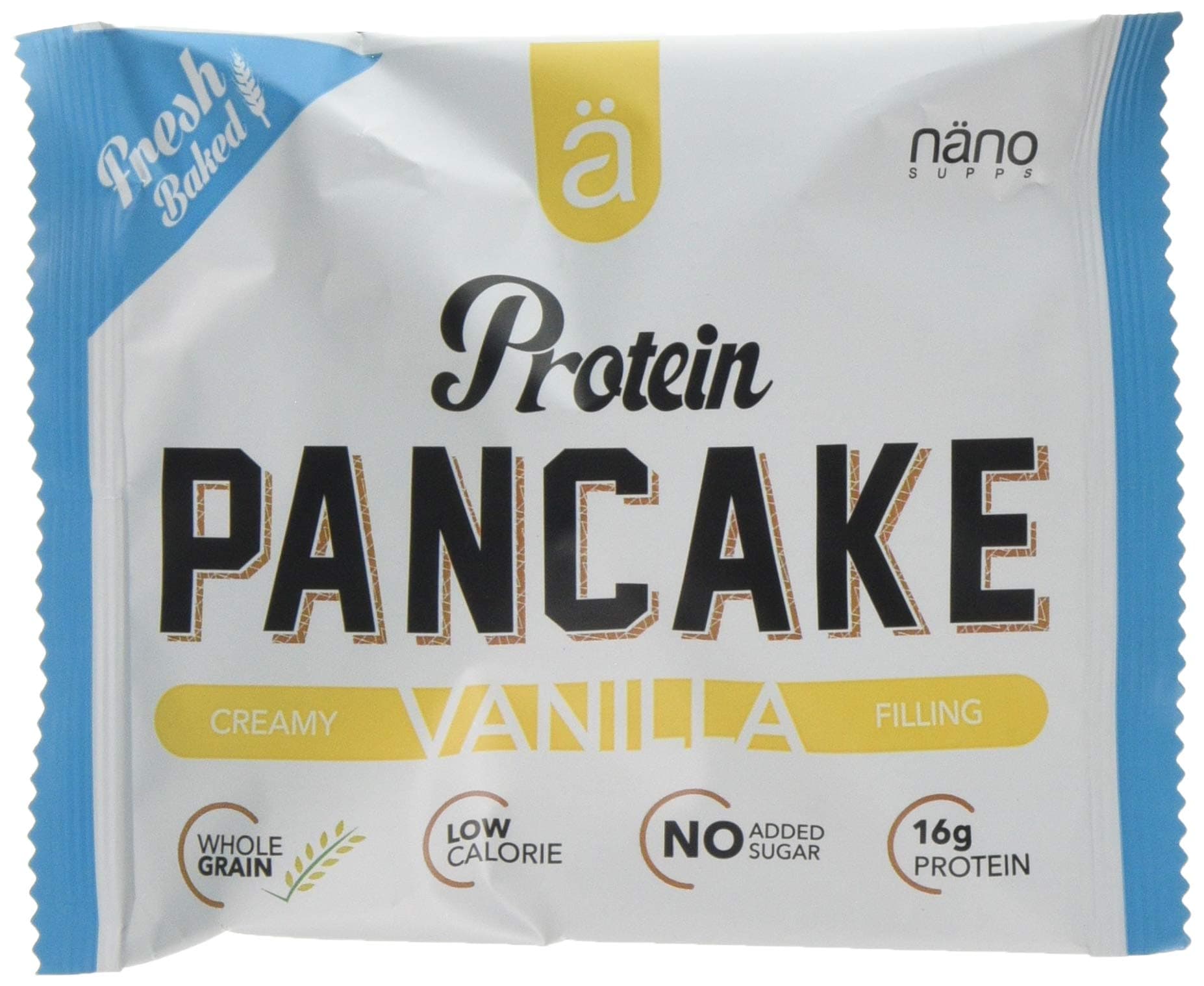 Nano A Protein Pancakes, 45 g, Vanilla, 12-Count