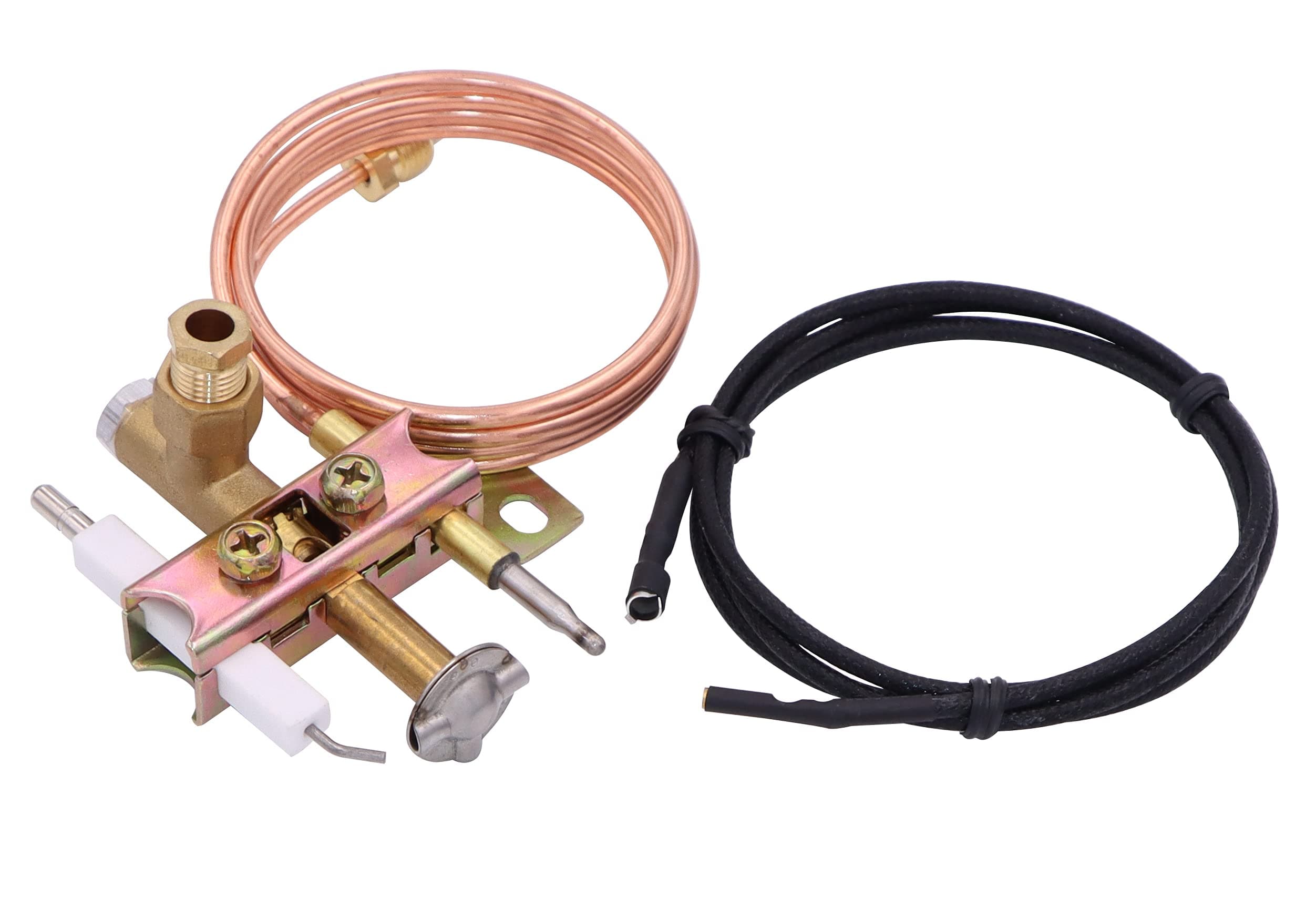 Earth Star Universal Gas Burner Night Light with Piezo Wire 900 mm and Thermocouple Wire M9 x 1