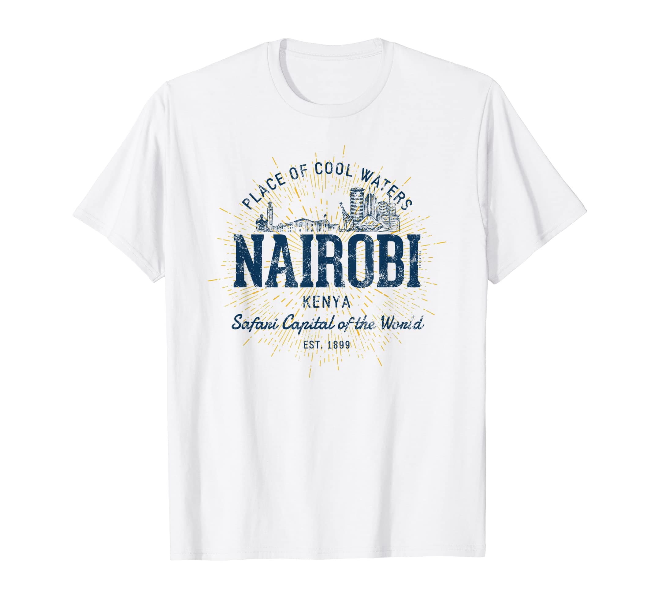 Kenya Retro Style Vintage Nairobi T-Shirt