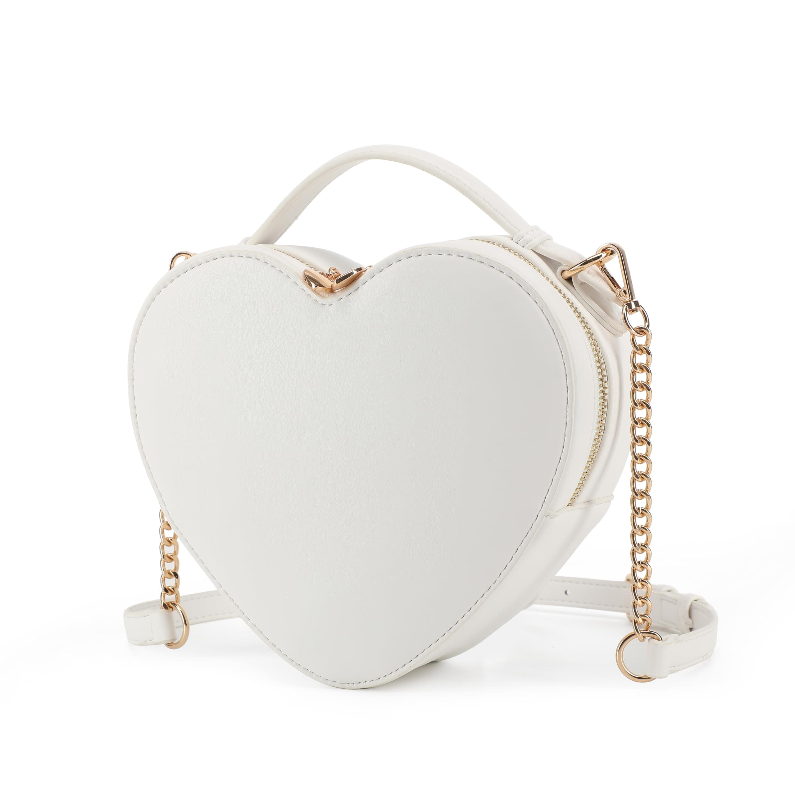 Heart Shape Crossbody Purse for Women – Cute Valentine’s Gift Handbag, Zip-Around Shoulder Bag for Teens