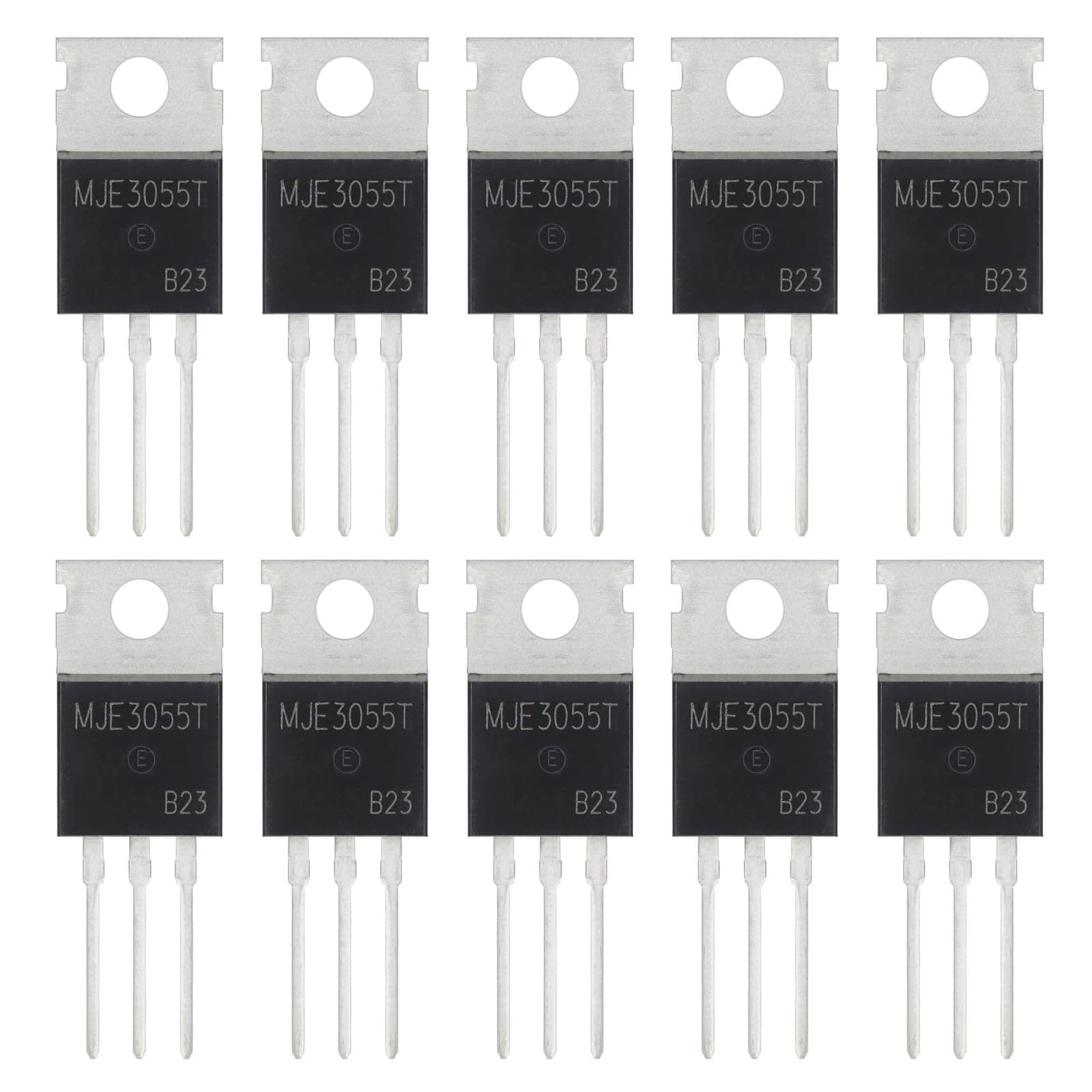 MJE3055T MJE3055 NPN Complementary Silicon Power Transistor 10A 60V (Pack of 10pcs)