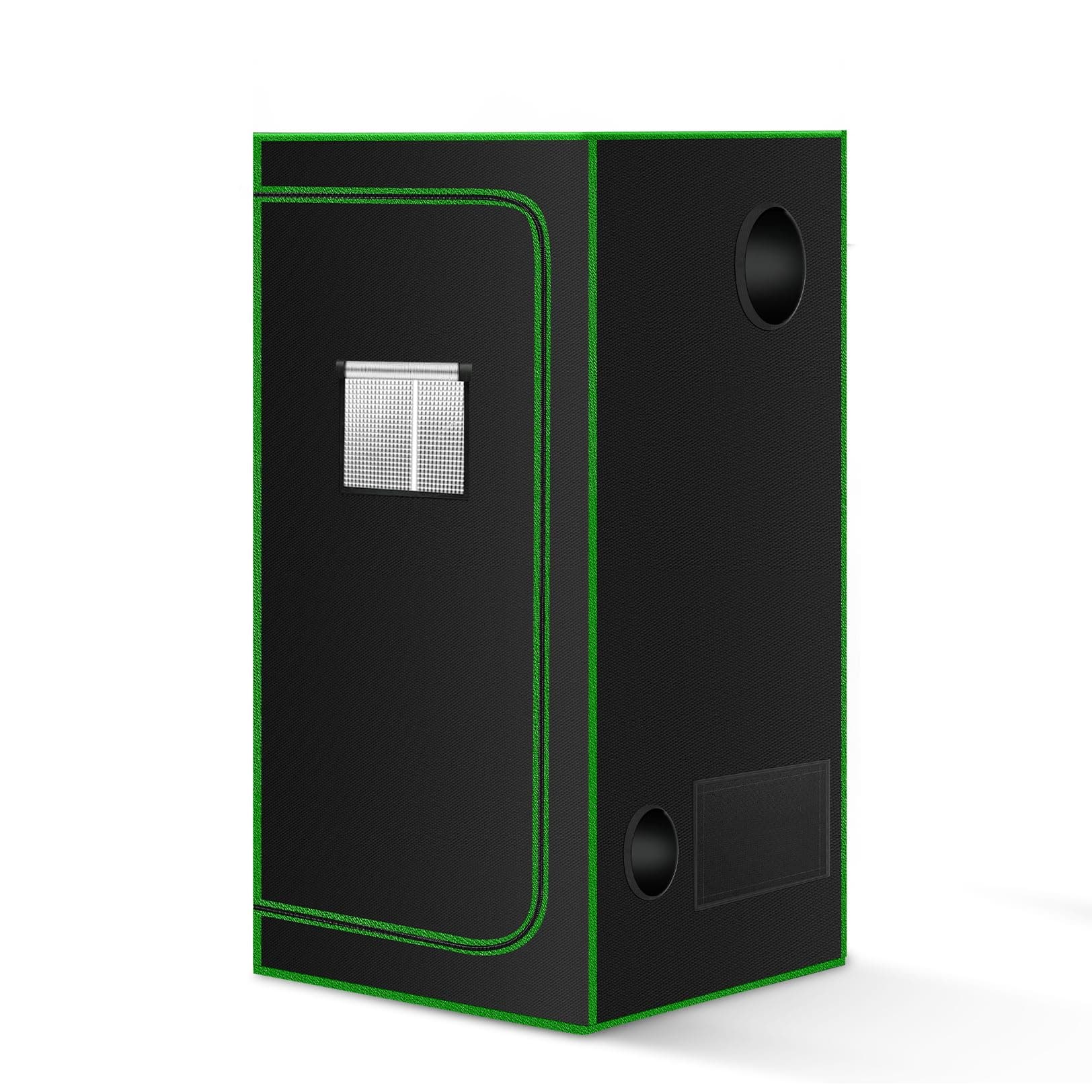 MELONFARM Aero Garden Small Growing Tent, 18"x18"x55", Hydroponic Cultivation System, Highly Reflective 600D Diamond Mylar Canvas, with Ventilation Window and Floor Tray for Hydroponic Indoor Plant