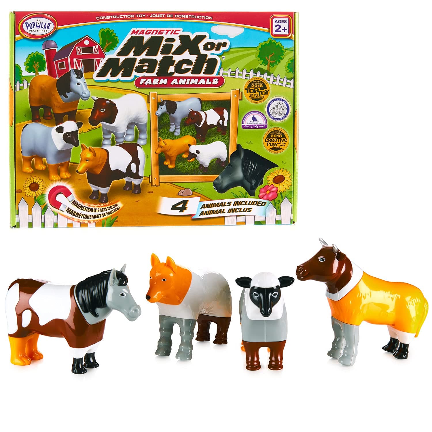 Popular Placing Magnetic Mix or Farm Animal Match