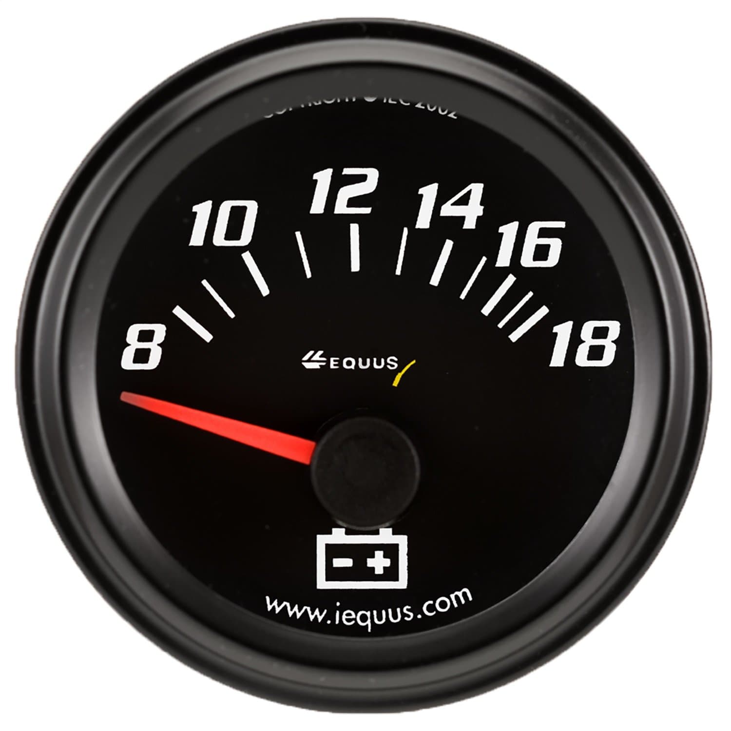 Equus6268 2" Voltmeter, Black