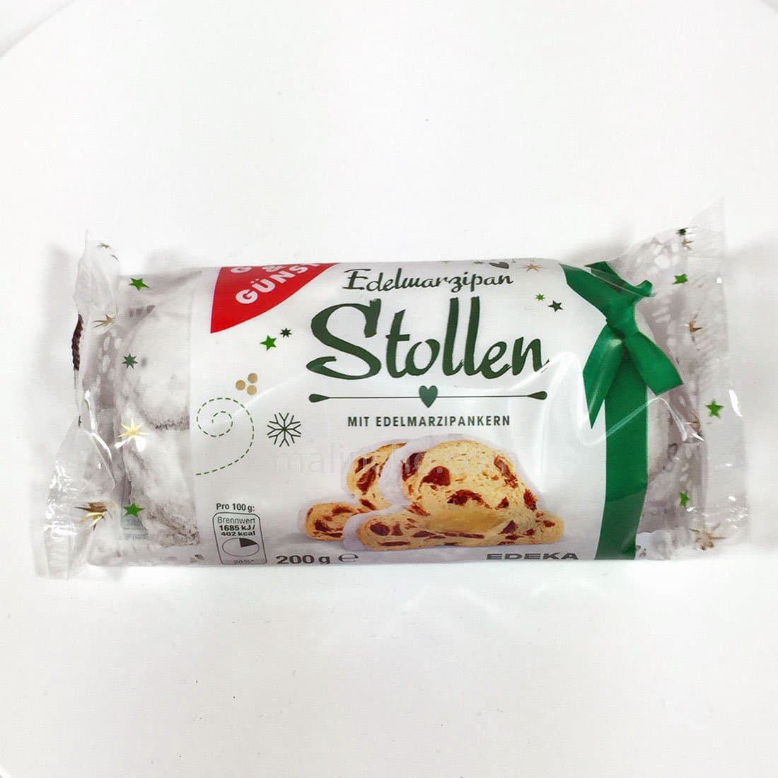 Edeka Gut and Guenstig Edelmarzipan Stollen 200g
