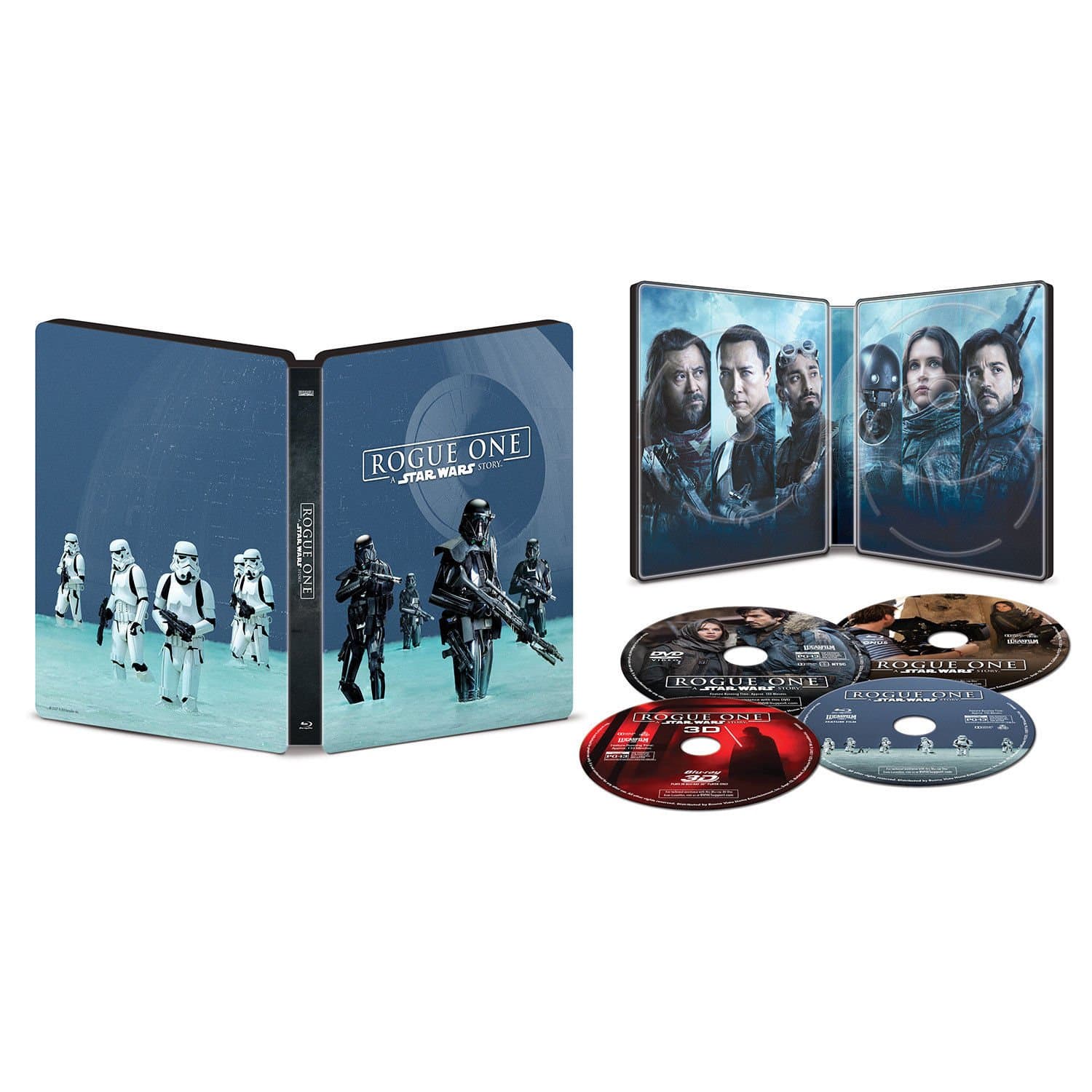 Rogue One: A Star Wars Story - Limited Edition Steelbook [3D Blu-ray + Blu-ray]