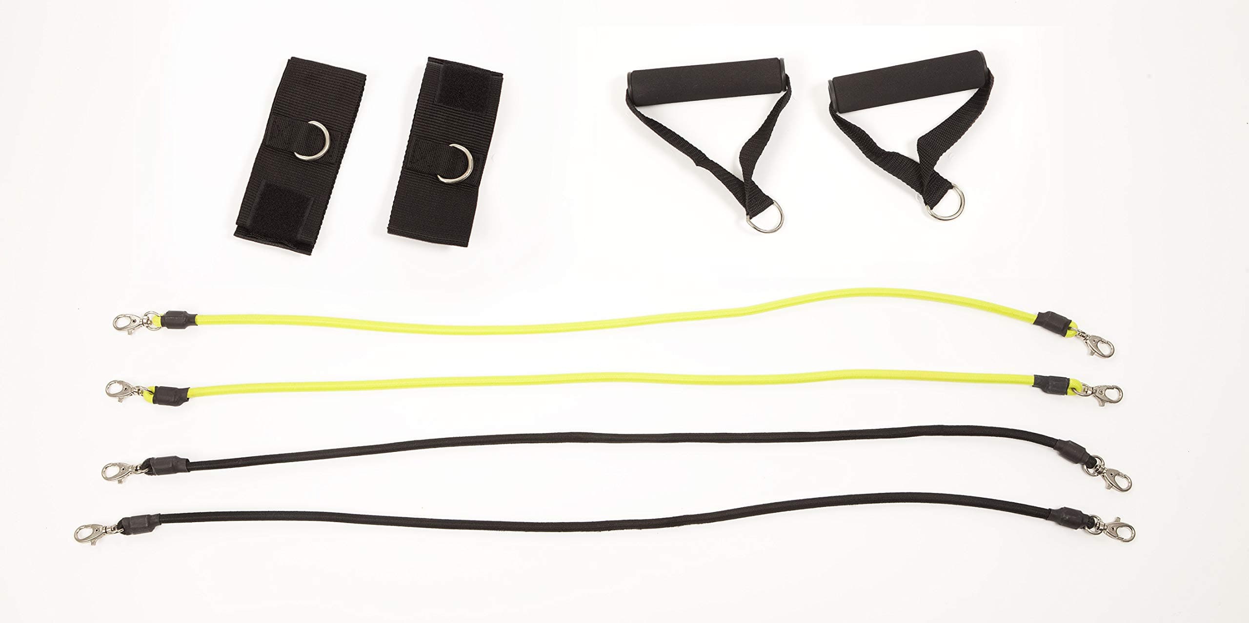 Accessory - 2 Sets of Resistance Bands, 2 Ankle Straps & 2 Handles to Provide Extra Resistance While Your Exercise!