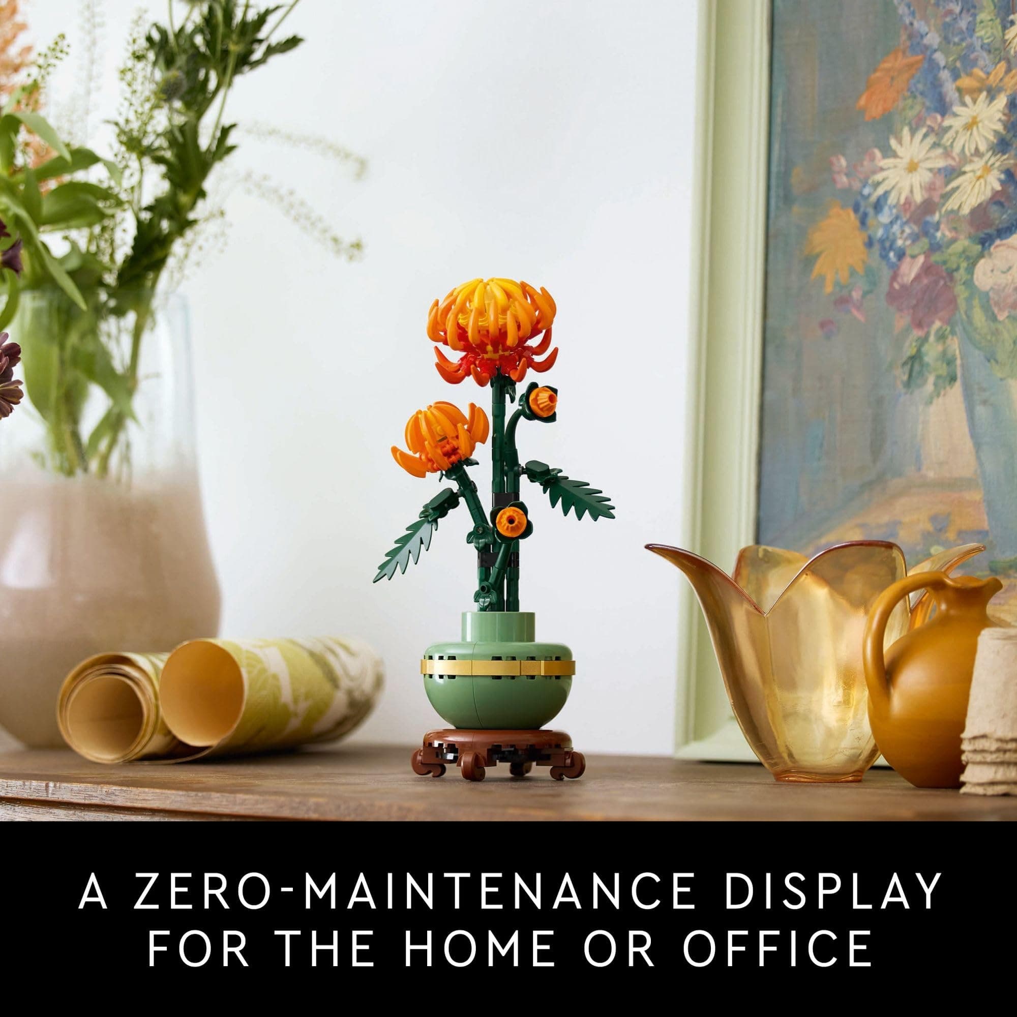 LEGO Icons Chrysanthemum Building Set for 18+ Adults - Dinner Table Centerpieces & Christmas Decorations - Gift for Mom, Dad, Loved Ones - 10368