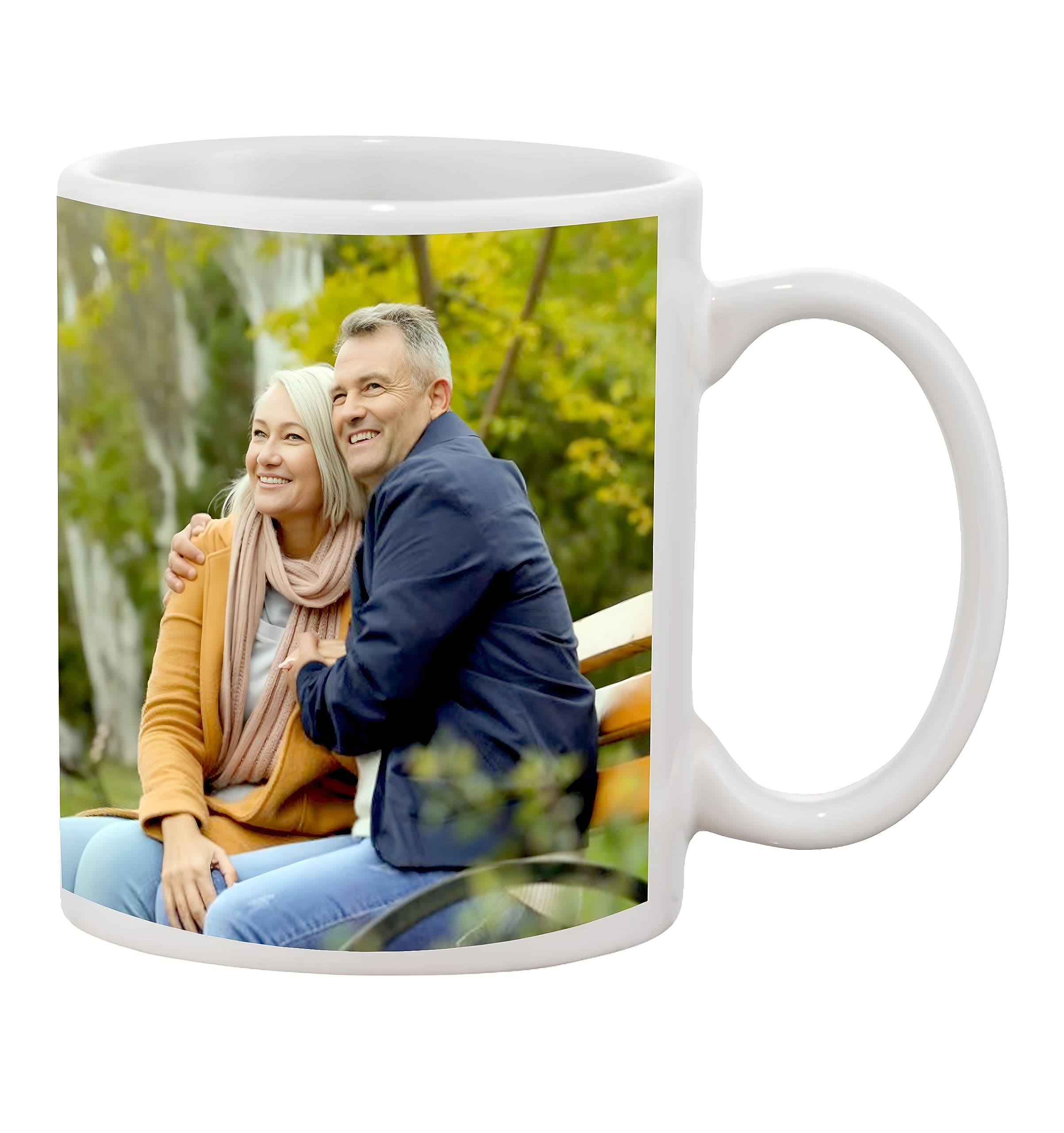 Unique ktr Customized Personalized Print Your Own Photos Ceramic Coffee Mug - Multicolor
