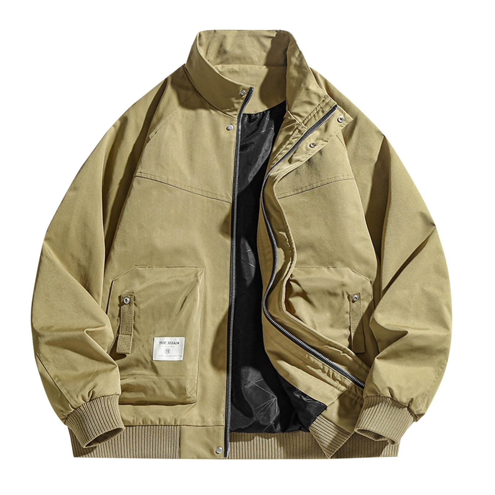 waterproofs men Mens Andreson Jacket Classic Bomber Flight Jacket Mens Hero Puffer Jacket long coats men jacket for men brown hooded jacket mens