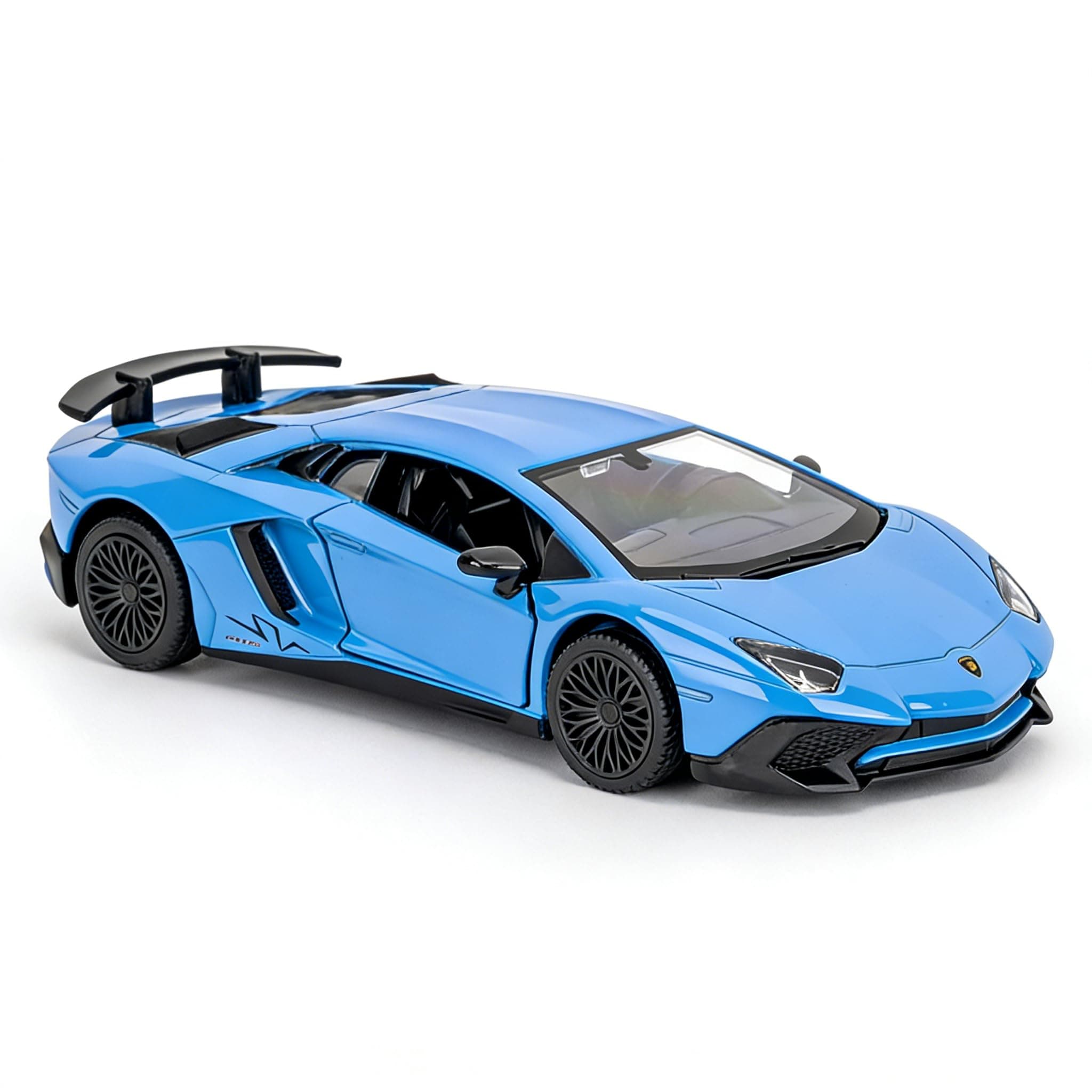 TGRCM-CZ 1/36 Scale Aventador LP700-4 Casting Car Model, Zinc Alloy Toy Car for Kids, Pull Back Vehicles Toy Car for Toddlers Kids Boys Girls Gift (Blue) Aventador LP700-4-blue