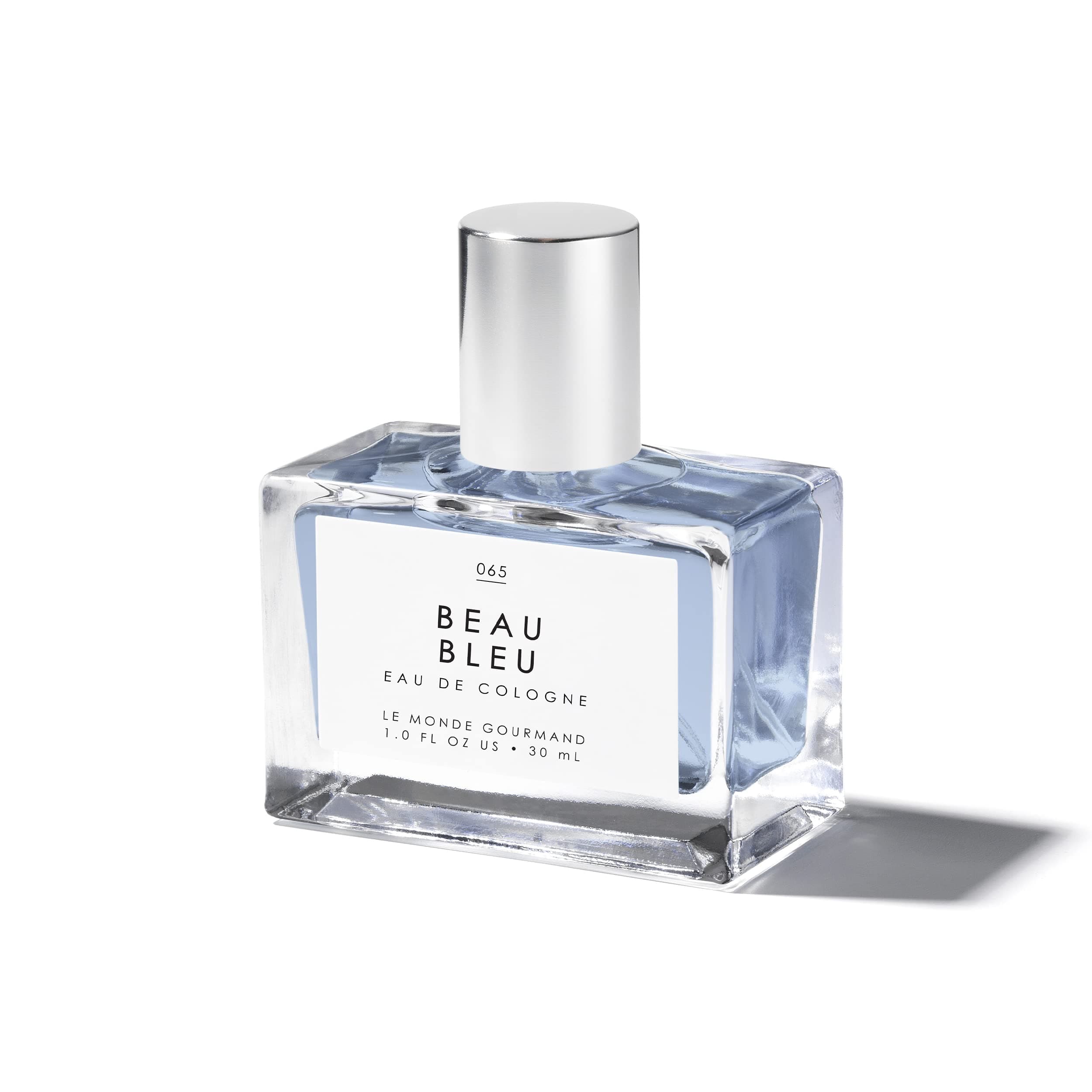 Beau Bleu Eau de Cologne Spray Fragrance for All, Salted Lemon, Violet Leaves & Musk Scent, Vegan & Cruelty Free, 1 fl oz (30 ml)