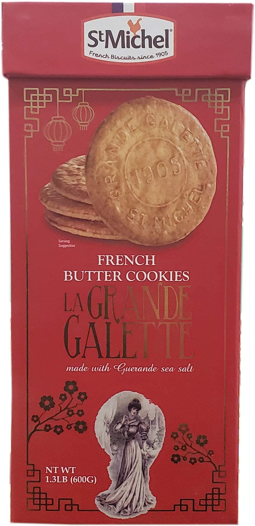LA Grande Galette French Butter Cookies, 21.16 Ounce