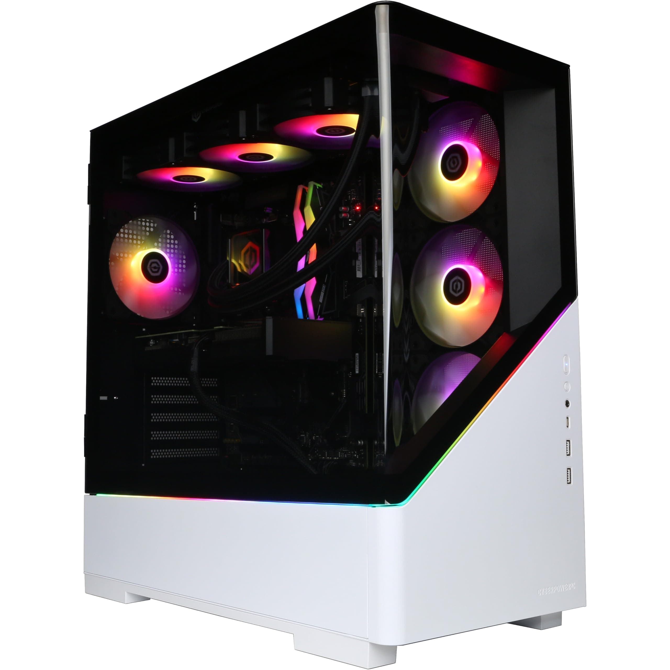 Luxe Gaming PC - Intel Core Ultra 7 265KF, AMD Radeon RX 9070 XT 16GB, 32GB RAM, 2TB NVMe SSD, 750W 80+ PSU, Wi-Fi, Liquid Cooling, Windows 11, Amethyst Curve RGB