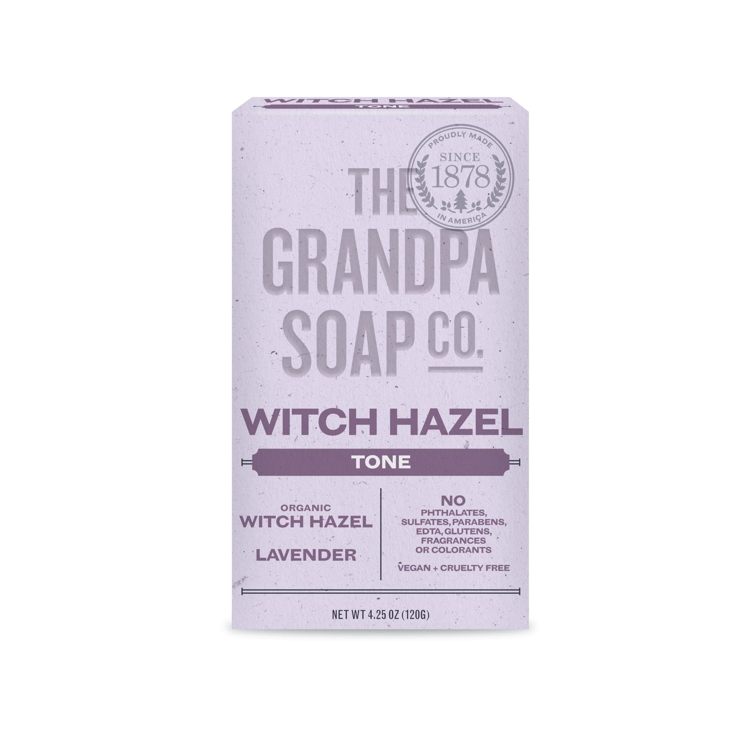The Grandpa Soap Co Witch Hazel Tone Bar Soap 4.25 oz