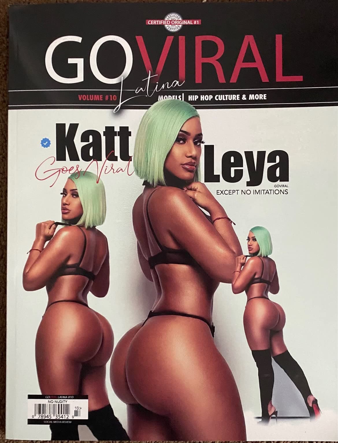 GO VIRAL MAGAZINE PRESENT LATINA VOLUME 10 - I'm a Latina. Everything is outspoken in my life -- KATT LEYA