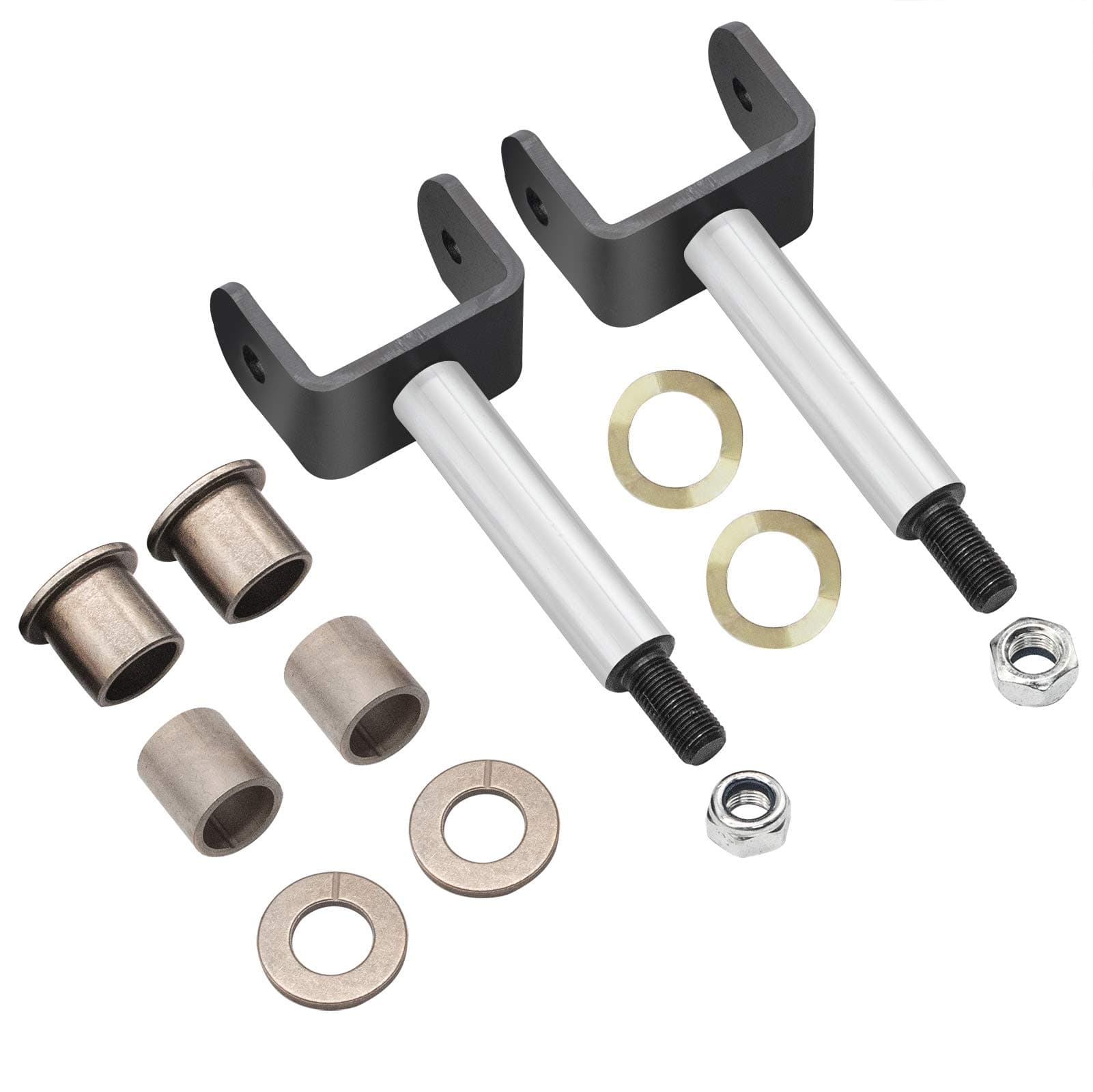 Drive-up Front End King Pin Repair Kit for Club Car DS Golf Cart 1981 & Up 2 Pcs King Pin & Bushing Kit