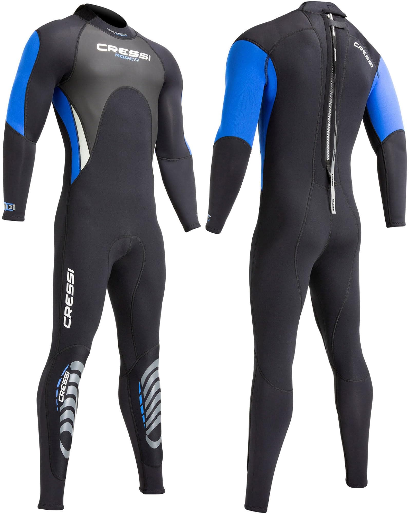 Cressi Morea Man Monopiece Wetsuit 3 mm - All-In-One Wetsuit Premium Neoprene High Stretch for Men