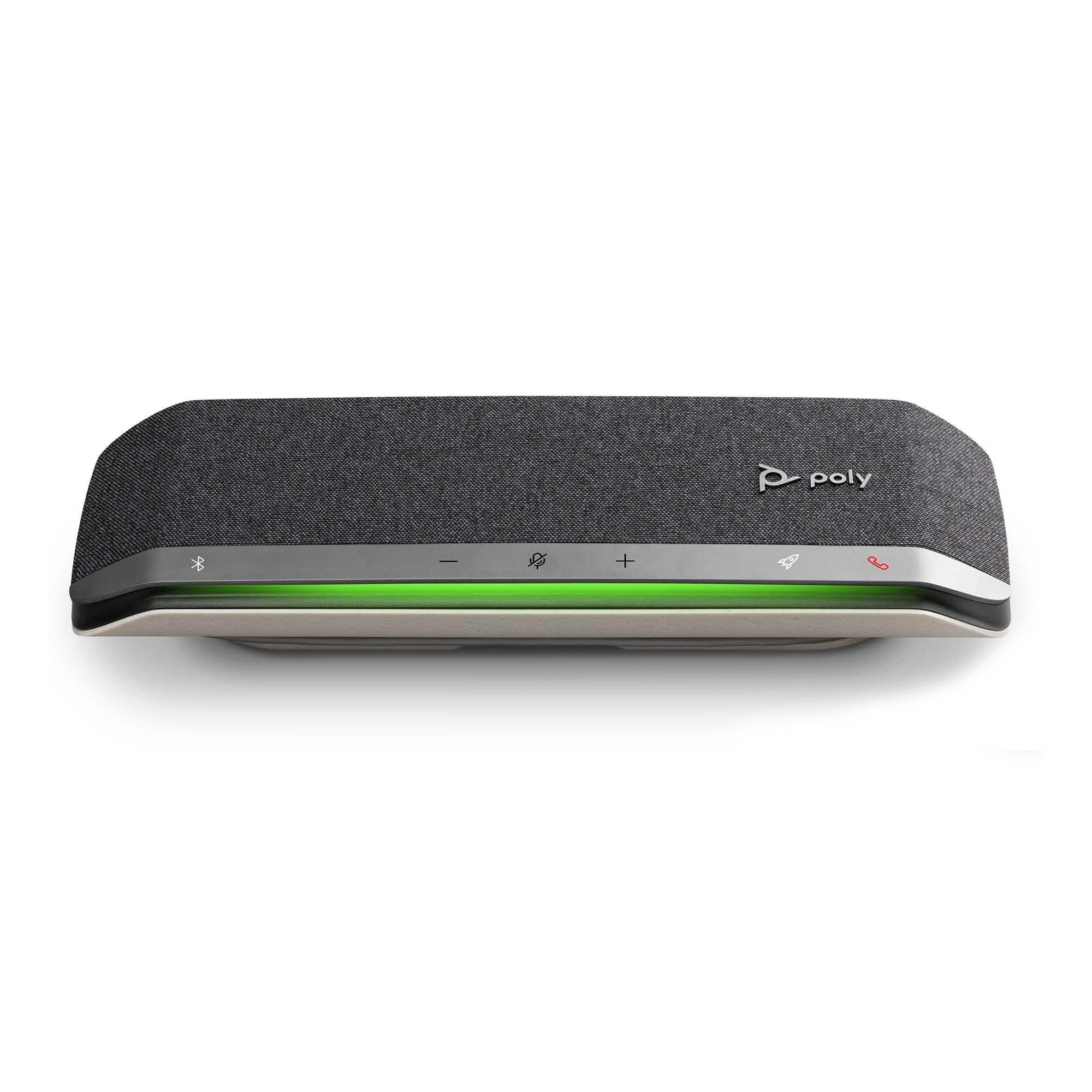 Poly Sync 40 Smart Speakerphone - Flexible Workspaces - Connect to PC/Mac via USB-A or USB-C and Smartphones via Bluetooth - Works with Teams, Zoom