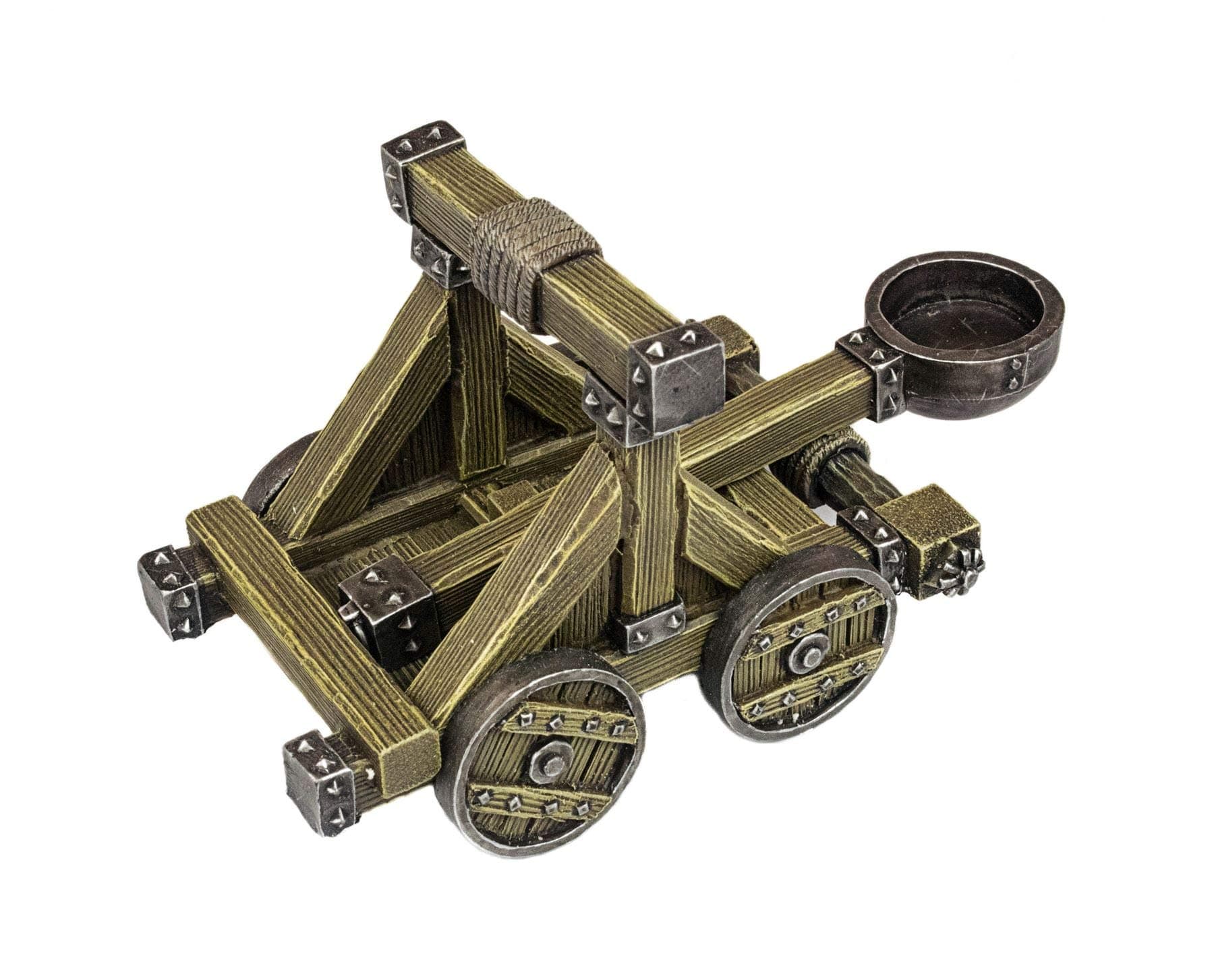 War World GamingMedieval Siege Catapult Weapon – 28mm Fantasy Wargaming Terrain Model Diorama