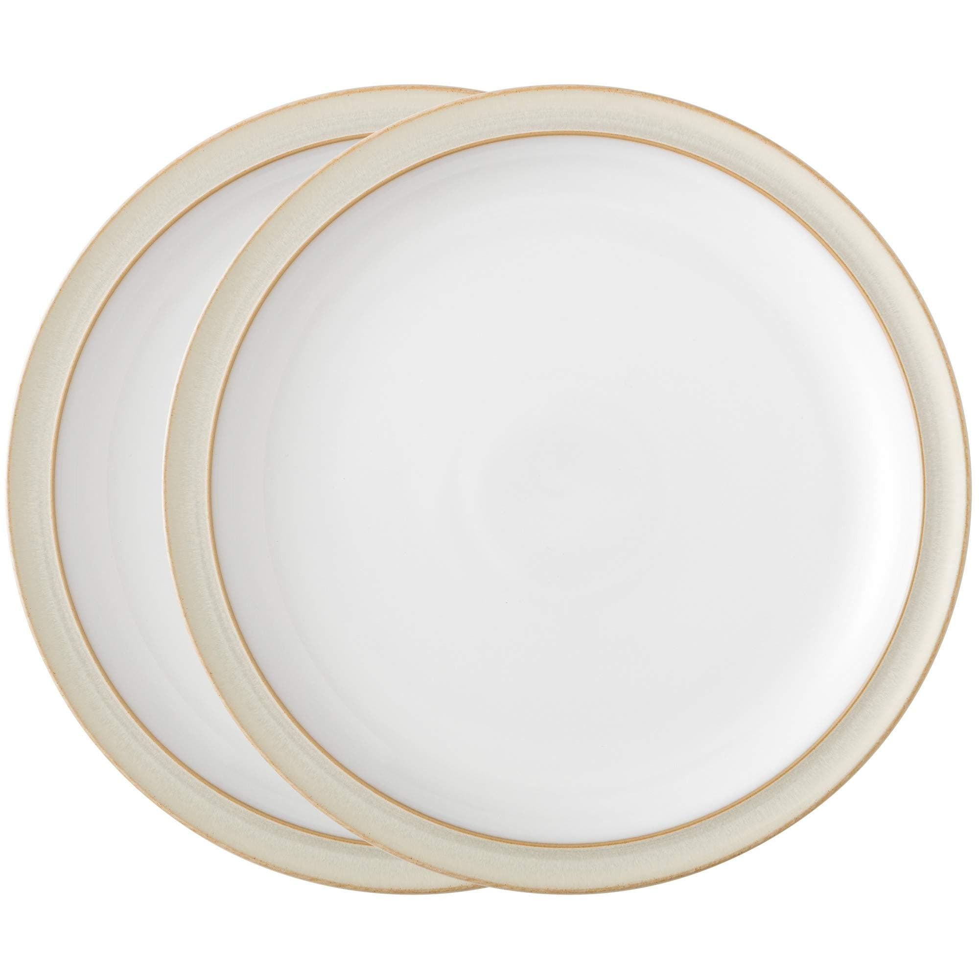 Denby 16048805 Linen 2 Piece Dinner Plate Set