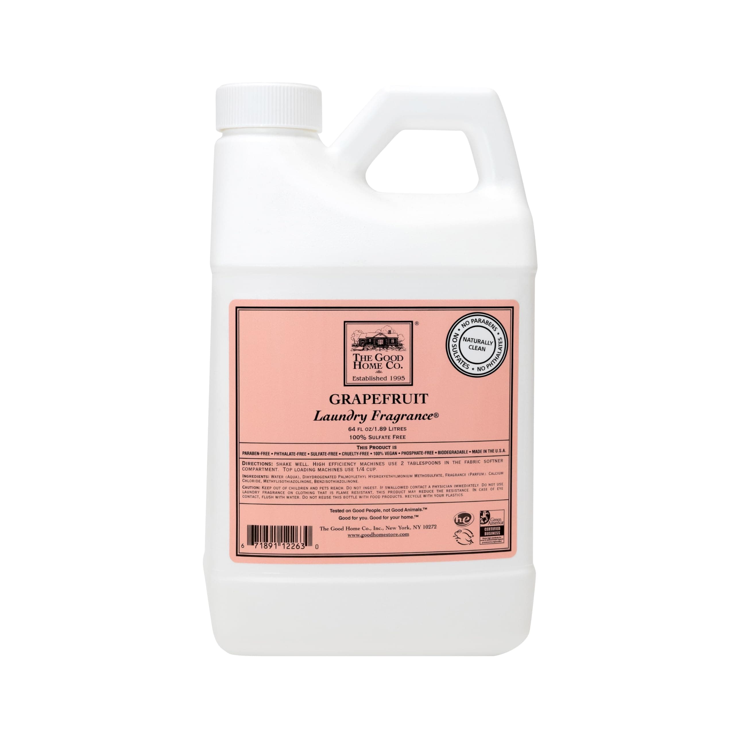 The Good Home Company Laundry Fragrance Refill, Natural Fabric Softener, Certified Vegan and Animal Friendly Product