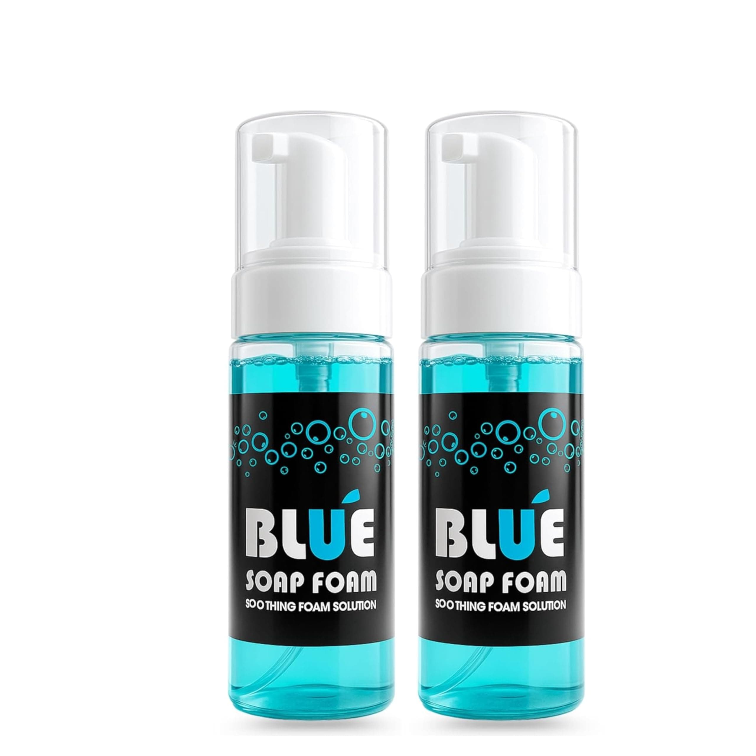 Foaming Blue Tattoo Soap 150ml (Pack of 2) for Cleaning Tattoo Aftercare Healing Soap To Clean New Tattoos & Piercings Essential Tattoo Supplies Bottle